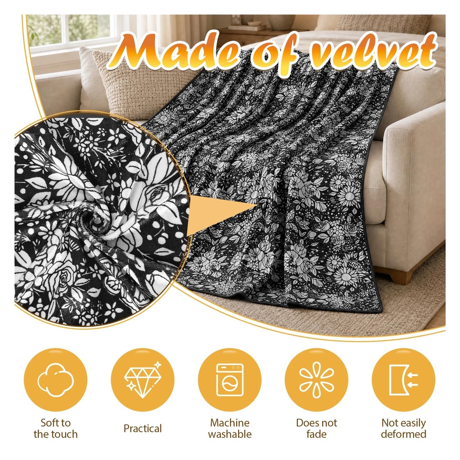 coperta da colorare Coperta da colorare fai te Personalizzazione modello(Flowers)