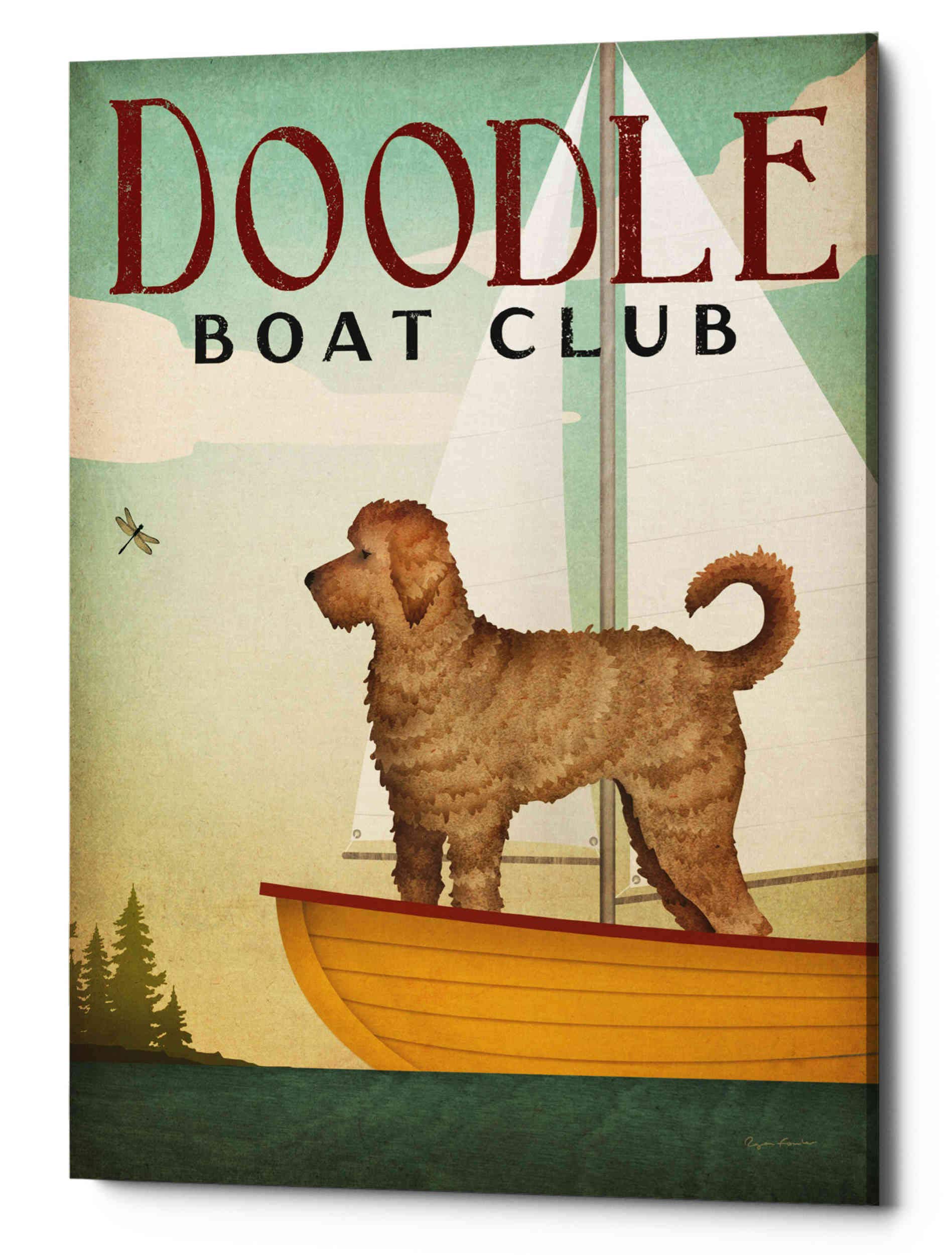 Epic GraffitiDoodle Sail' by Ryan Fowler, Canvas Wall Art, 18"x26"