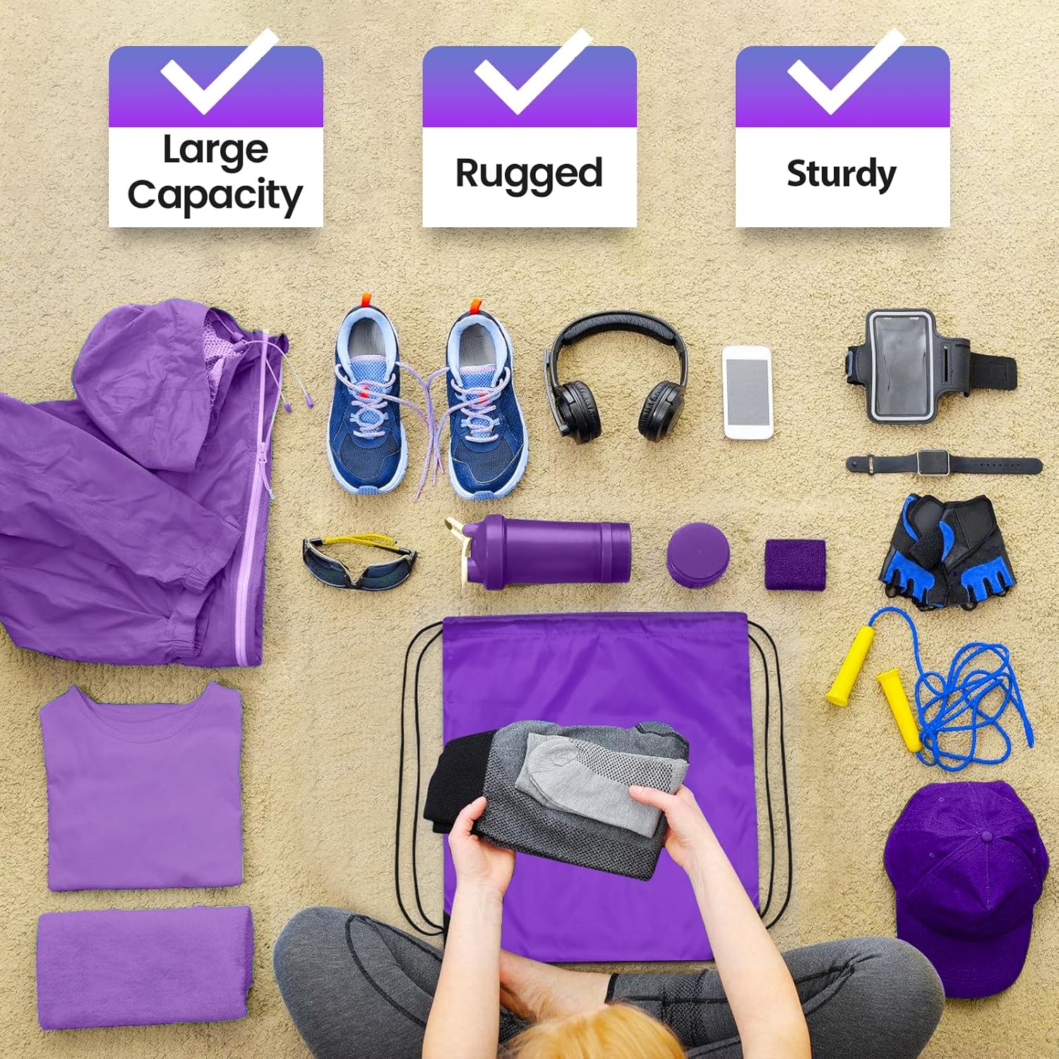 108 Pack Drawstring Bag Bulk Drawstring Backpack Draw String Bags Pack Cinch Bag Gym Sackpack Sport Trip Back Pack,Drawstring String Bags,18 Colors