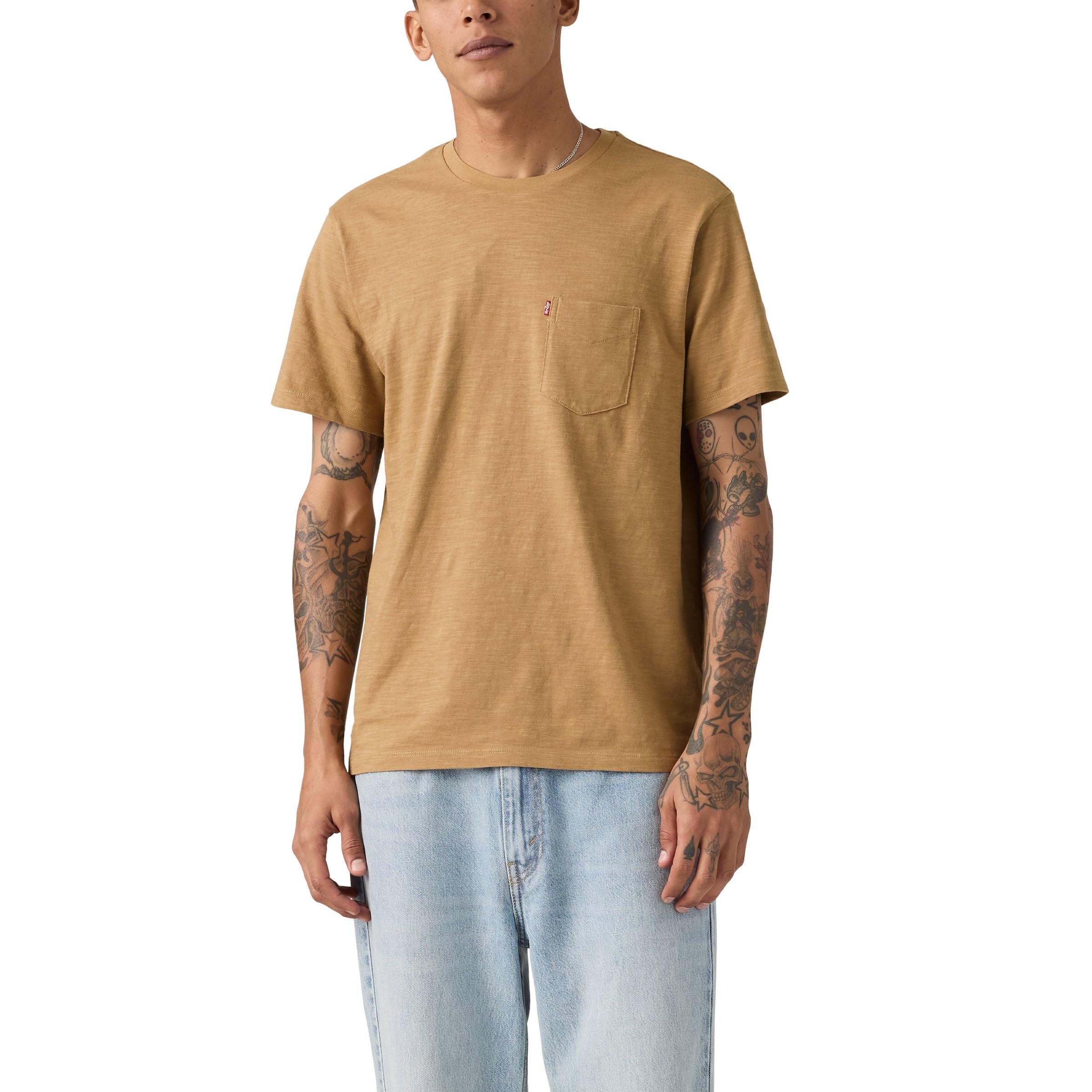 Levi's Herren Ss Classic Pocket Tee T-Shirt, Tiger's Eye, M