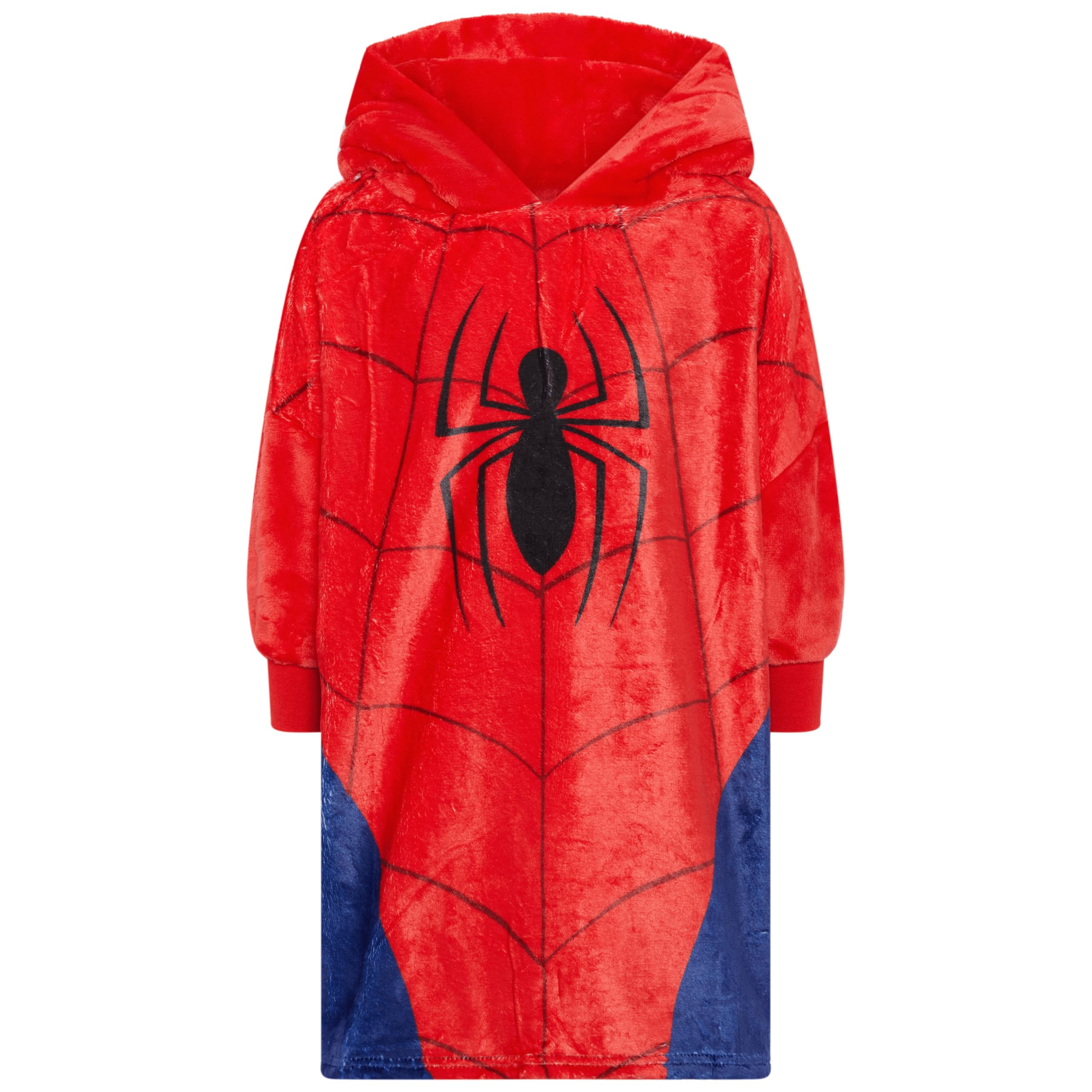 Marvel Unisex Spiderman Deluxe Oodie/Oversized Blanket Hoodie 6-7Yrs