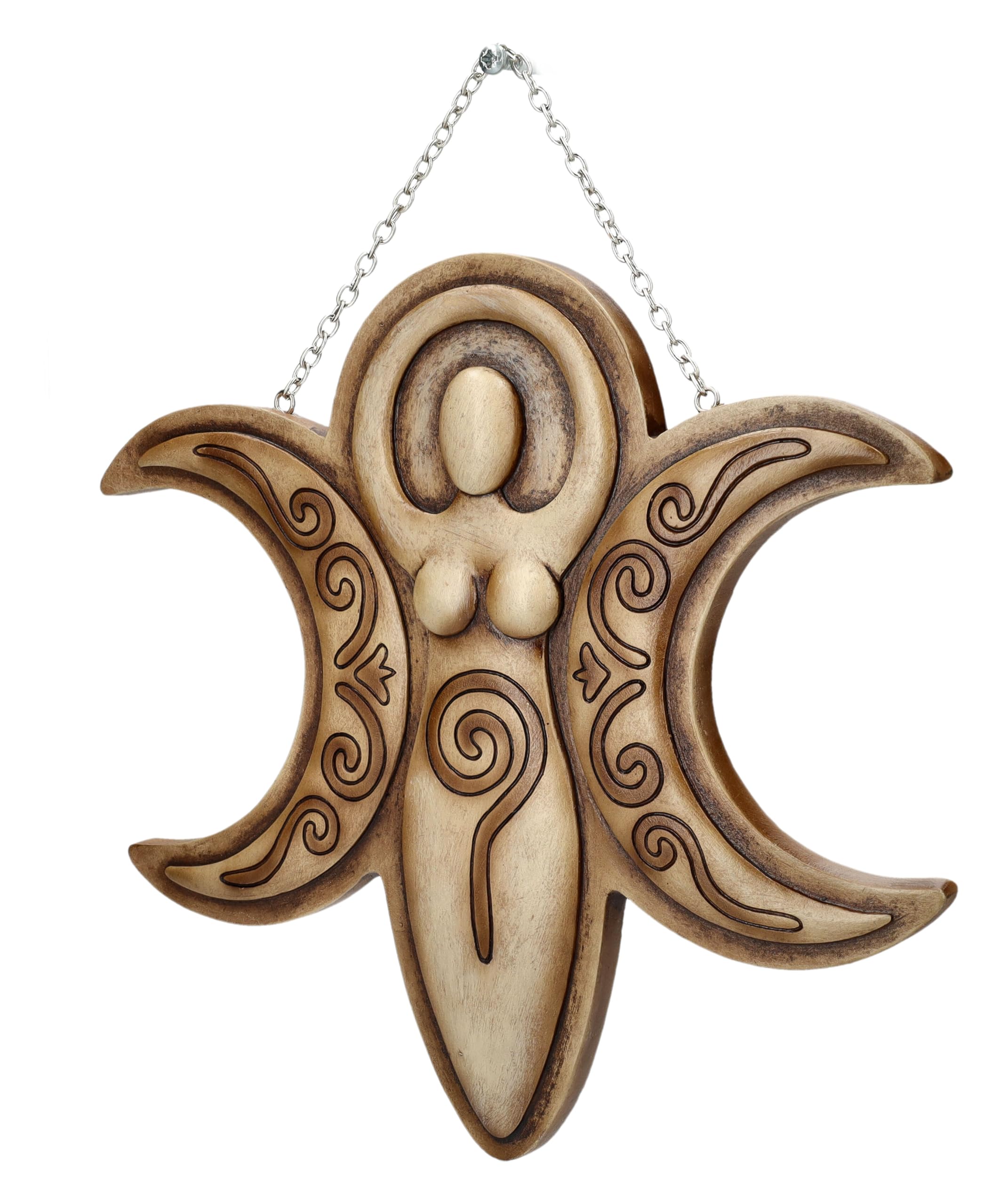 Deko-Schale „Sonne & Mond“ Aus Kunststein – Handbemalt, 20 Cm Durchmesser | Mystisches Accessoire Für Tisch & Regal