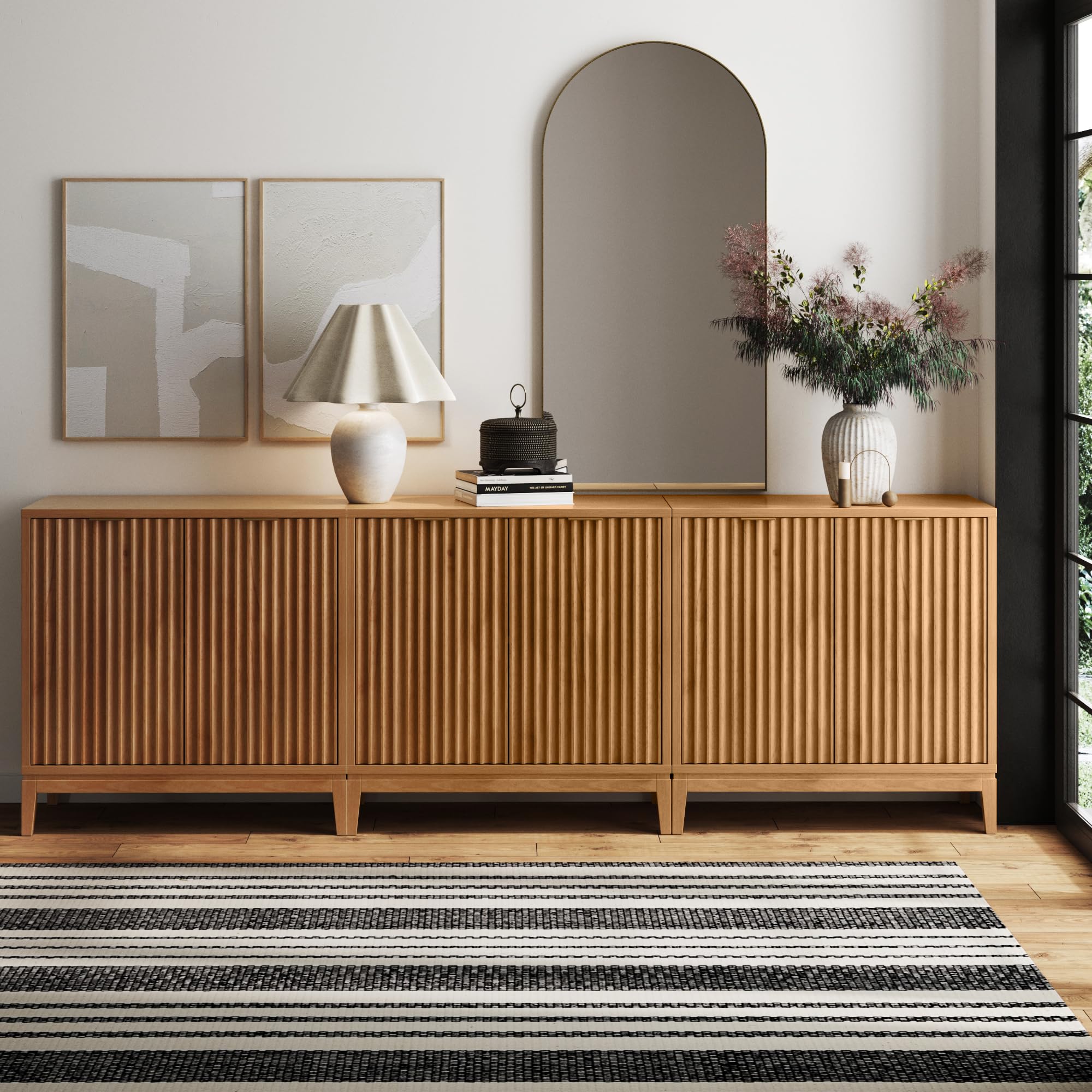 Amazon.com - Nathan James Jasper Wood Modern Sideboard