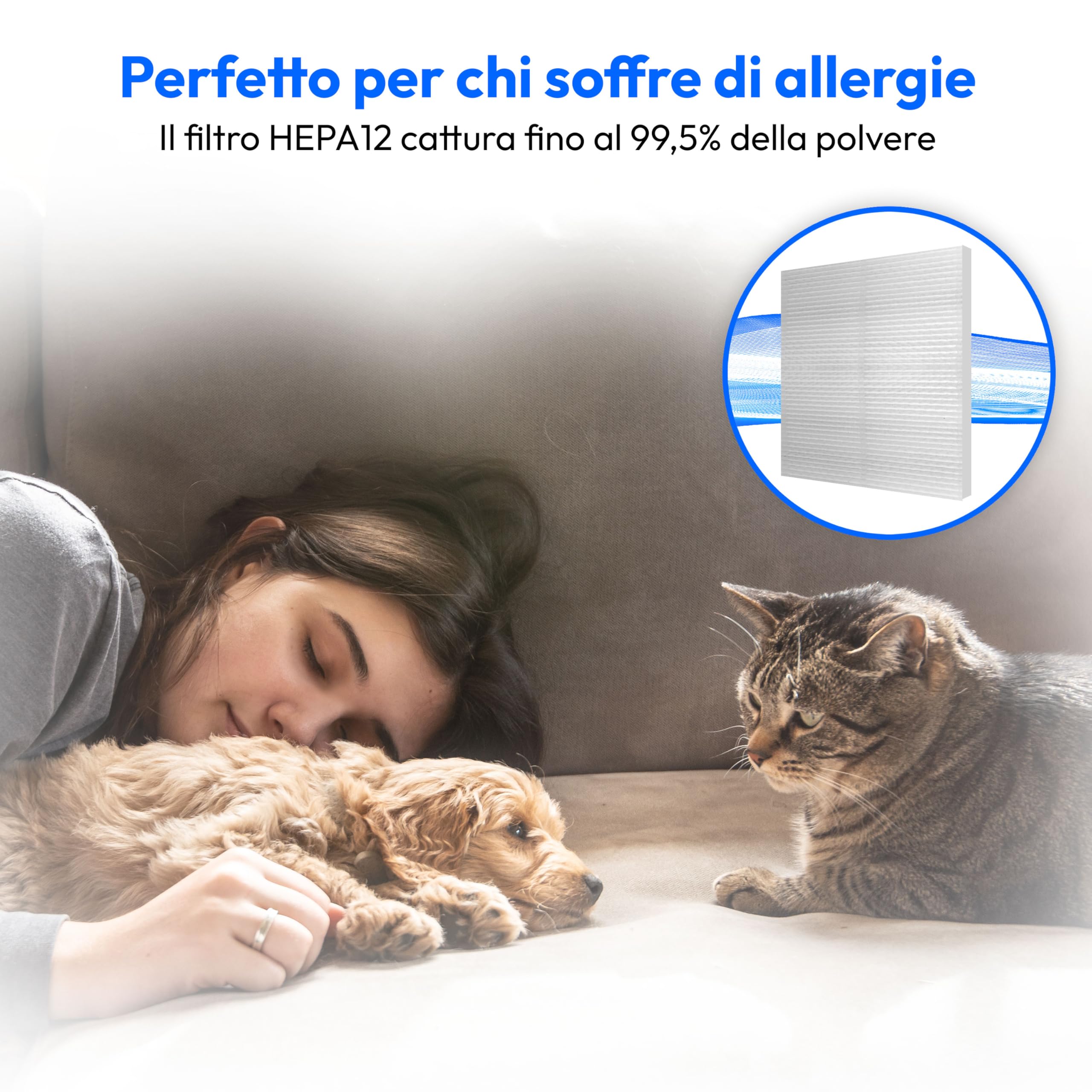 MEDION Aspiratore ciclonico senza sacchetto P4000 (potenza 900 watt, capacità contenitore polvere 4,3 litri, filtro HEPA 13 lavabile, raggio di lavoro 11 m, MD 11906) blu