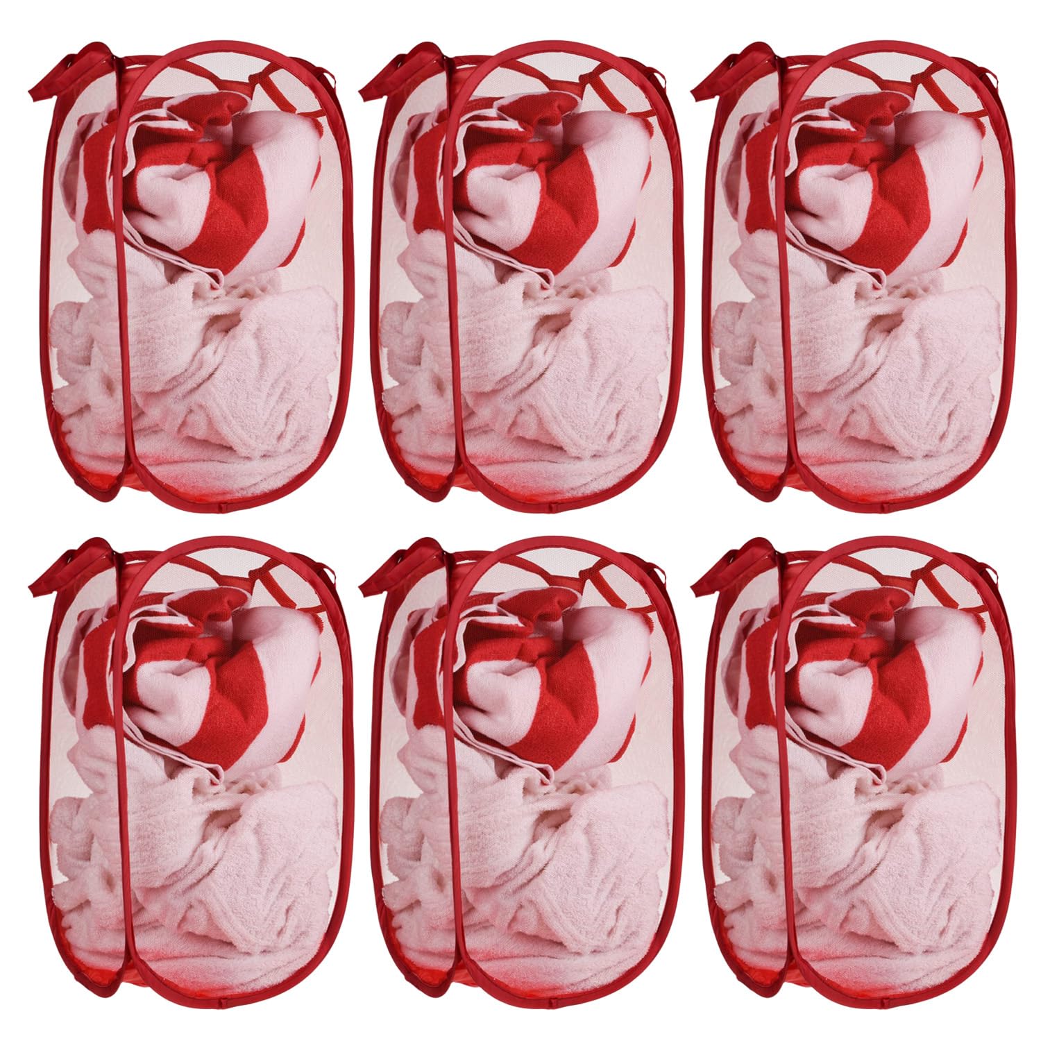 See full amazon price history chart for Kuber Industries Nylon Mesh Laundry Basket|Foldable Laundry Bag|Netted Lightweight Laundry Organizer|Reinforced Handle With Sturdy Base "30"LTR|Pack of 6 (Red) Kuber Industries Nylon Mesh Laundry Basket|Foldable Laundry Bag|Netted Lightweight Laundry Organizer|Reinforced Handle With Sturdy Base "30"LTR|Pack of 6 (Red) (B0C6QW18DK) Amazon Price History, Amazon Price Tracker