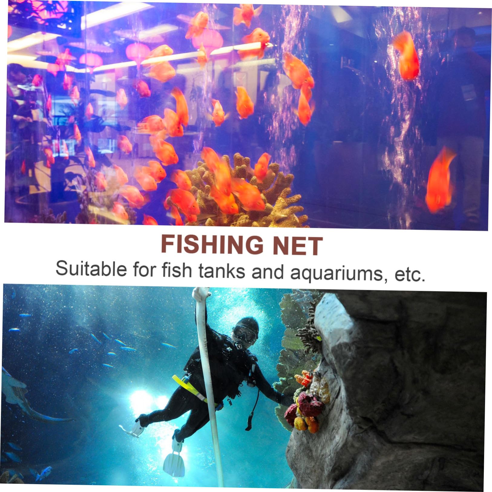 Toyvian Fliegenbindestock Kescher mit Bambusgriff und Faltbarem Schwarzem Netz Leichtes Fischernetz für Aquarium und Fischerei Zubehör mit Starker Praktikabilität