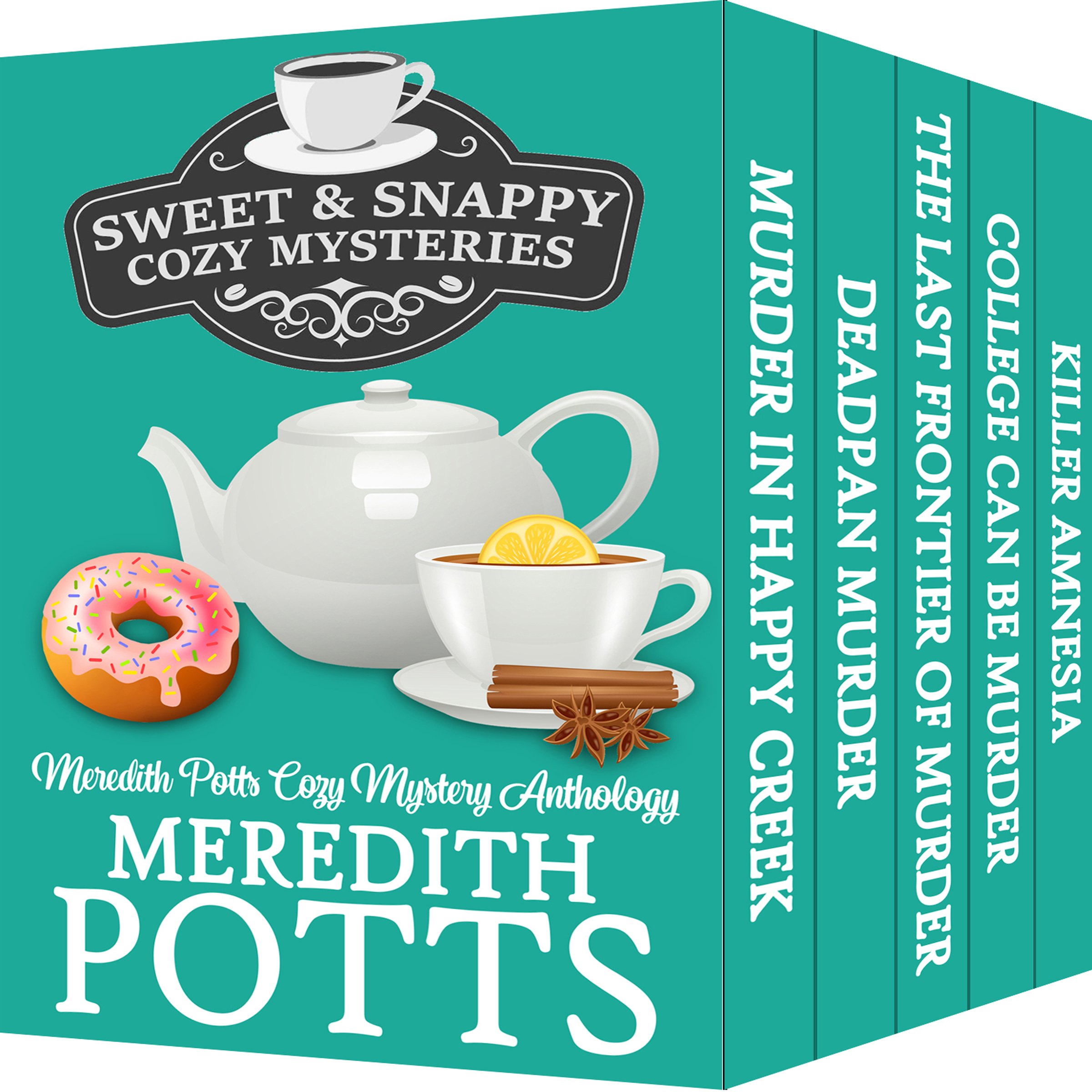 Cover art for Meredith Potts Cozy Mystery Anthology