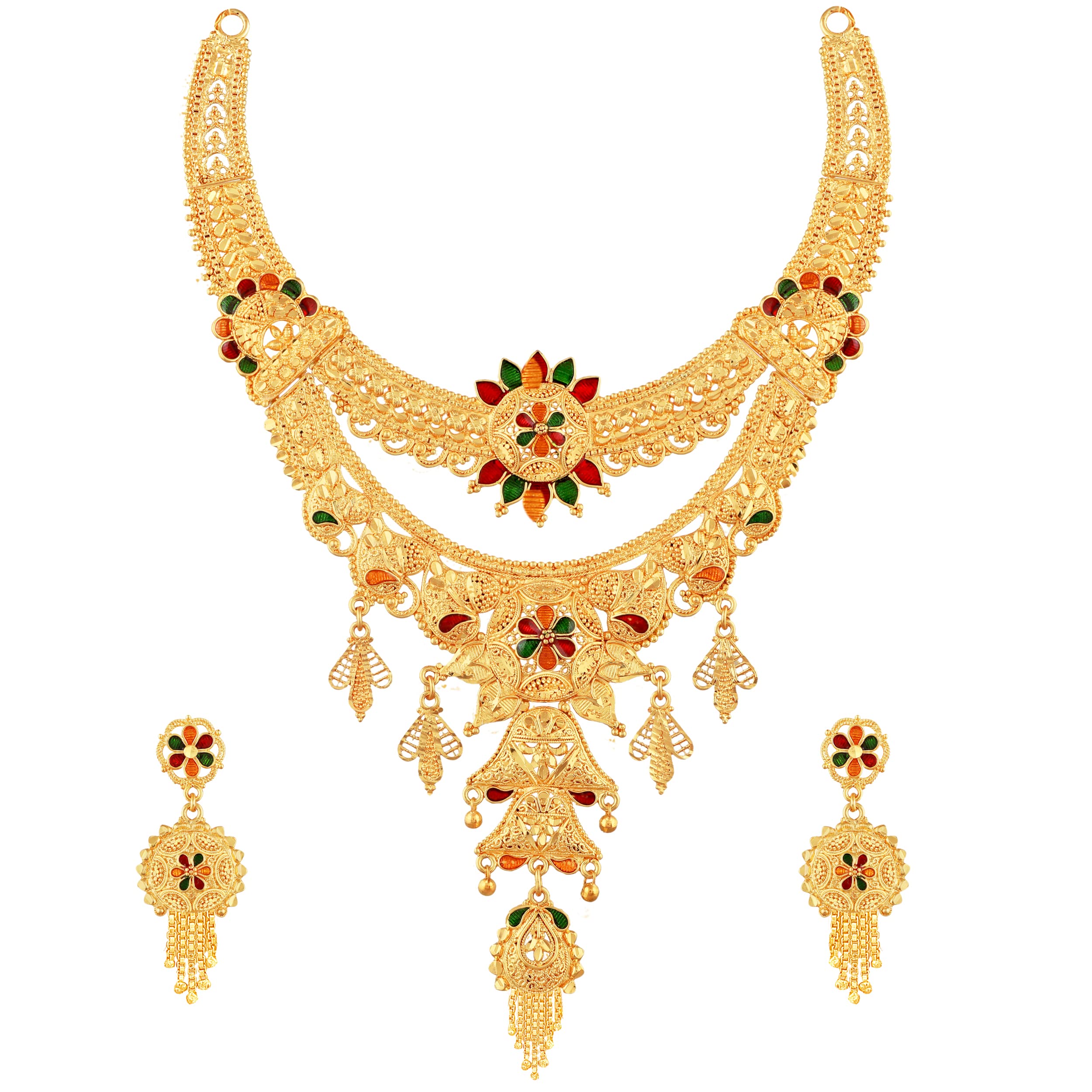 Mansiyaorange Heavy 1 Gram Golden Meena Choker Necklace Jewelery/Imitation/Jualry/Jwellry Set/Jewellery Set For Women (B09X1B2XKK) Amazon Price History, Amazon Price Tracker