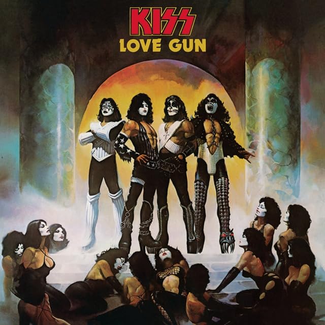 Love Gun por KISS, capa do álbum