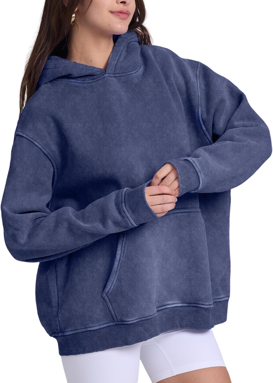 Oversized Acid Wash Hoodie