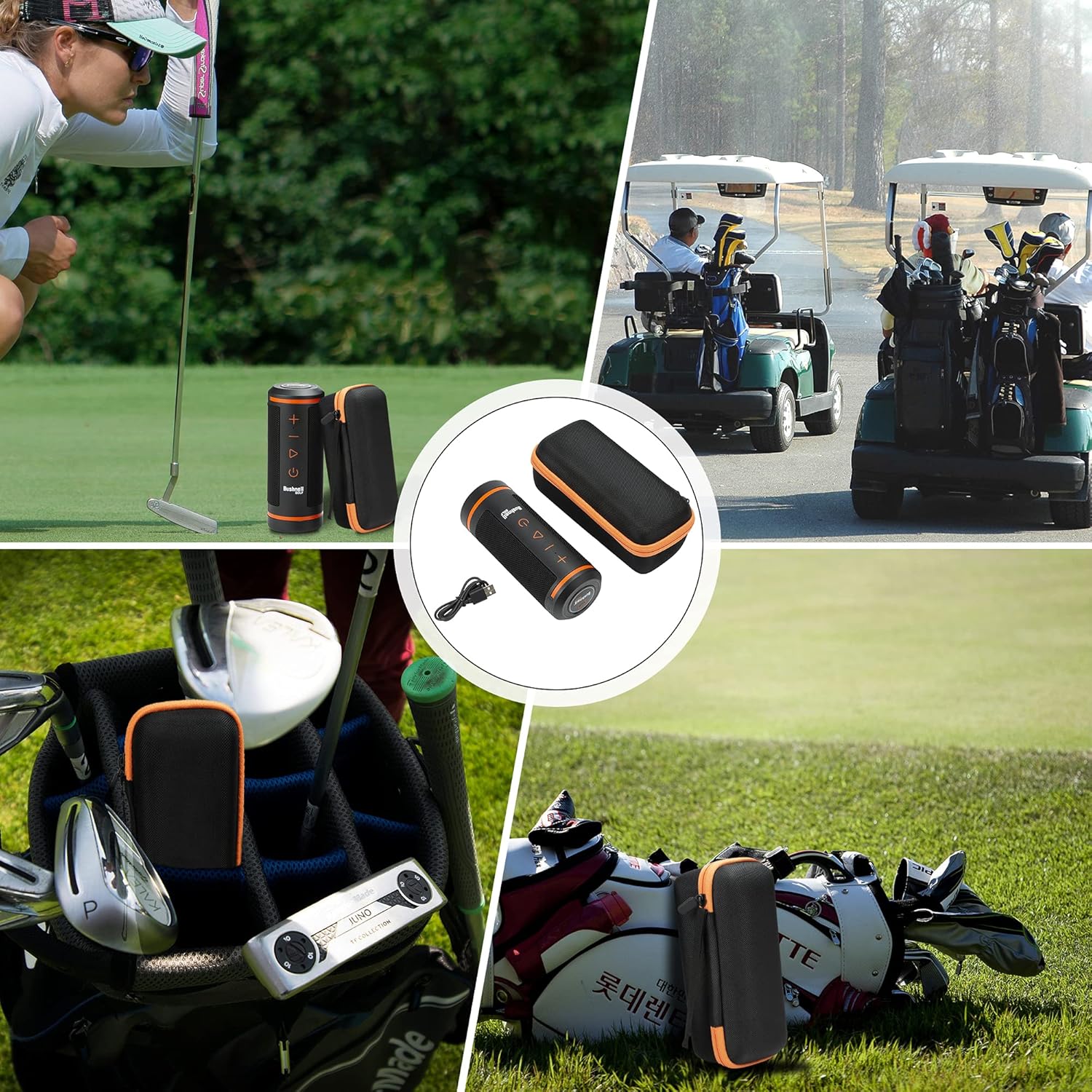 flaxune storage case replacement for bushnell golf wingman gps speaker