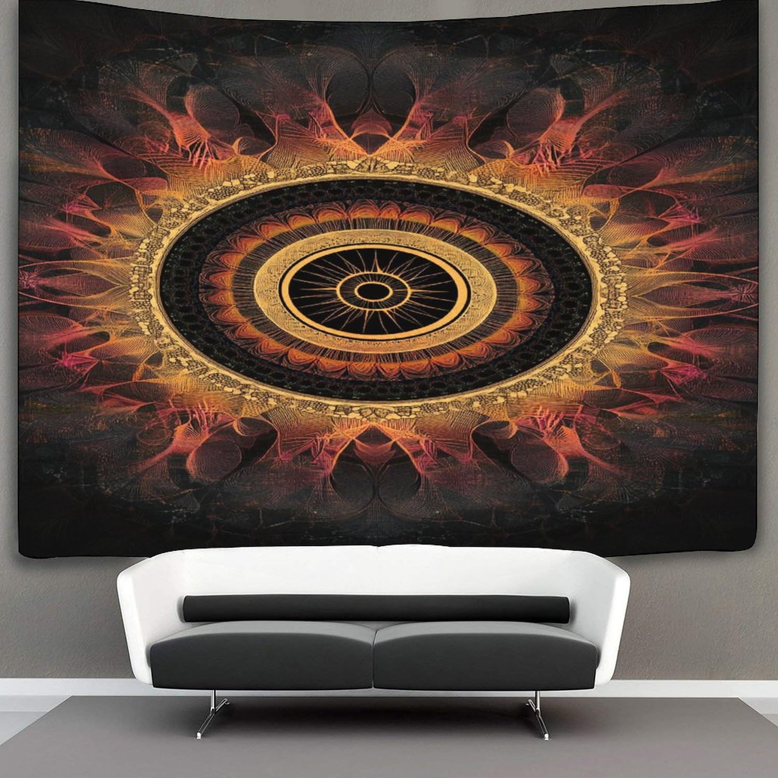 kaiyun Circle Pattern Tapestry Wall Hanging,Artistic Style Tapestry for Bedroom Aesthetic, Tapestries Wall Art Aesthetic Tapestry Home Decorationfor Living Roombedroom 150cmx200cm