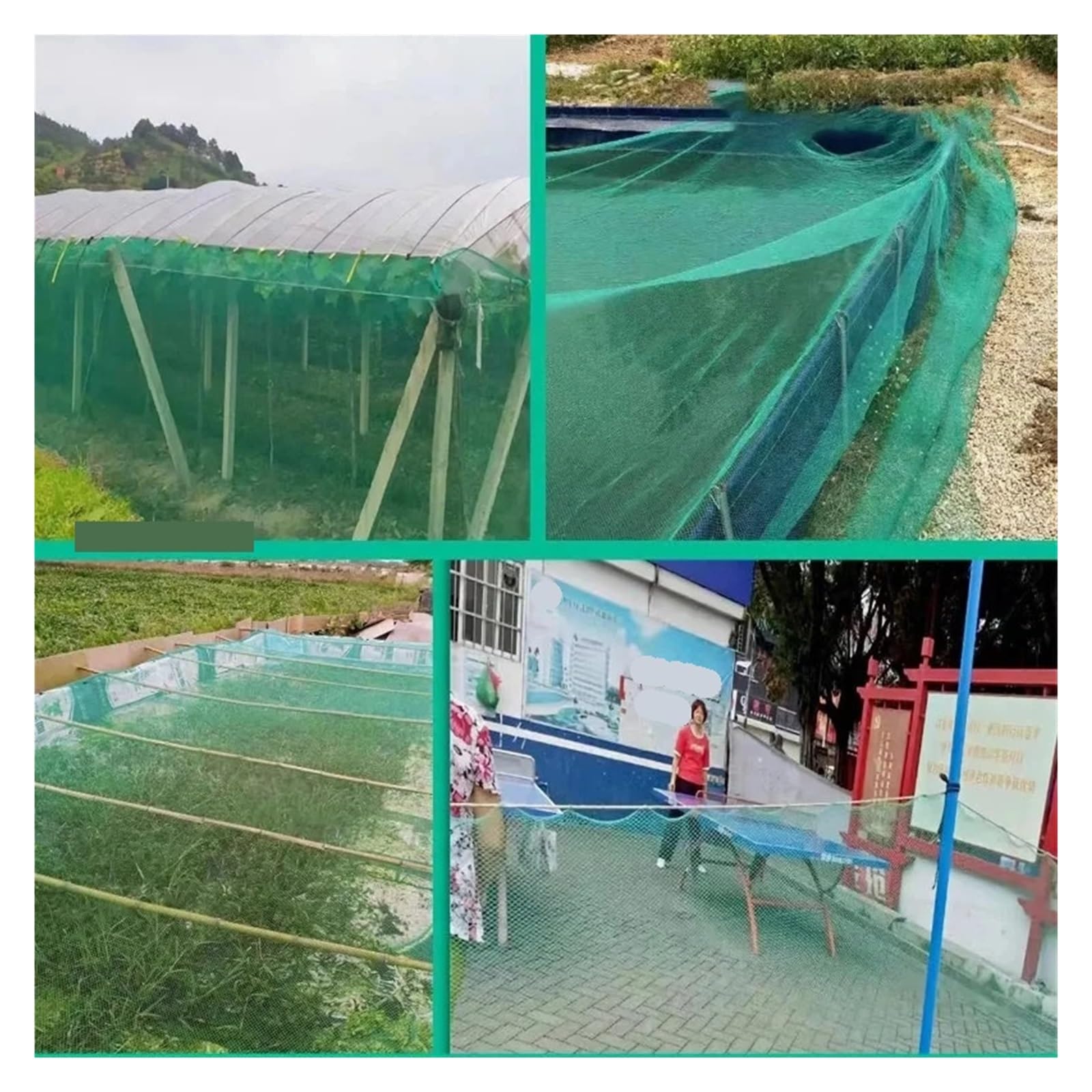 Generisch Gartenvogelschutznetz 1x30m Nylon-Maschenabdeckung für Weinreben und Kirschen, verdickt 0,5 cm, Obstbaumnetz, Hagelschutz für Obstplantagen und Feldfrüchte