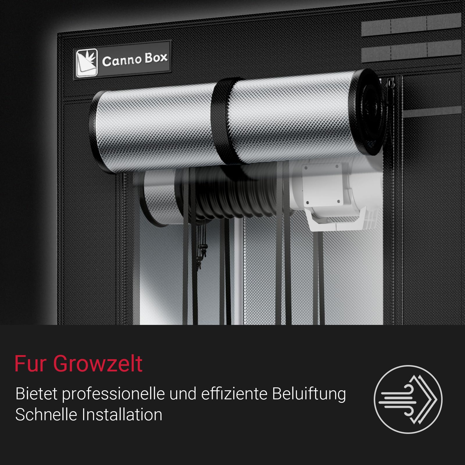 Aktivkohlefilter 100mm×100mm Mit Hochwertiger Aktivkohle Geruchsneutralisation, Luftreiniger für Rohrventilator 100mm, Growzelt, Hydrokulturen
