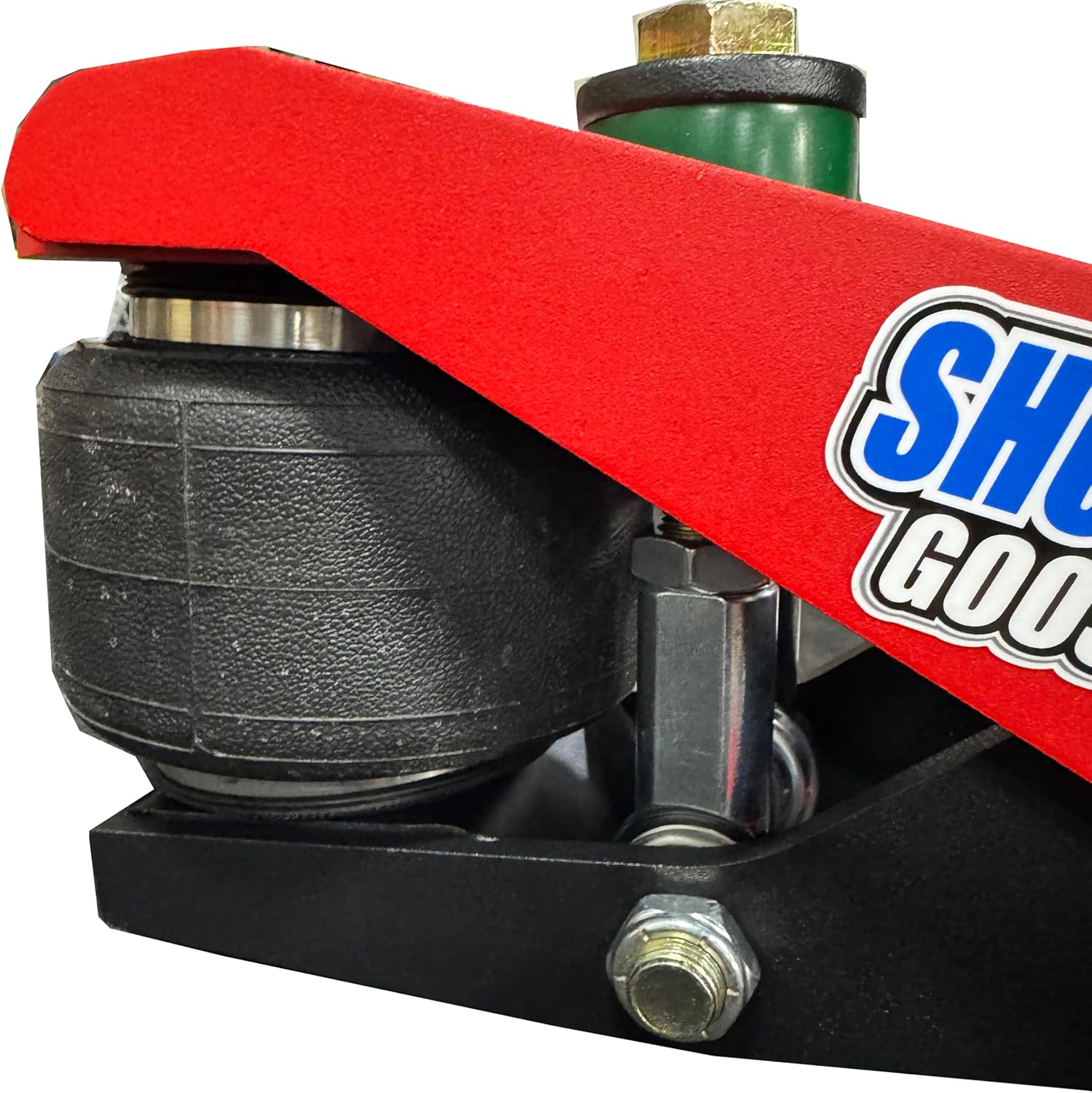 Shocker 30K Gooseneck Surge Air Hitch & Demco Coupler for 2-5/16" Ball, Round Multi-Fit Stem