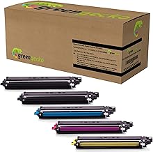 Set of 5 XL Toner Multipack Replaces Brother TN-248XL for DCP-L 3515 3520 3527 3555 3560 HL-L 3215 3220 3240 8230 8240 MFC-L 3740 3760 8300 8340 833 90 cartridges With Chip, 2 x Black, 1 x Cyan