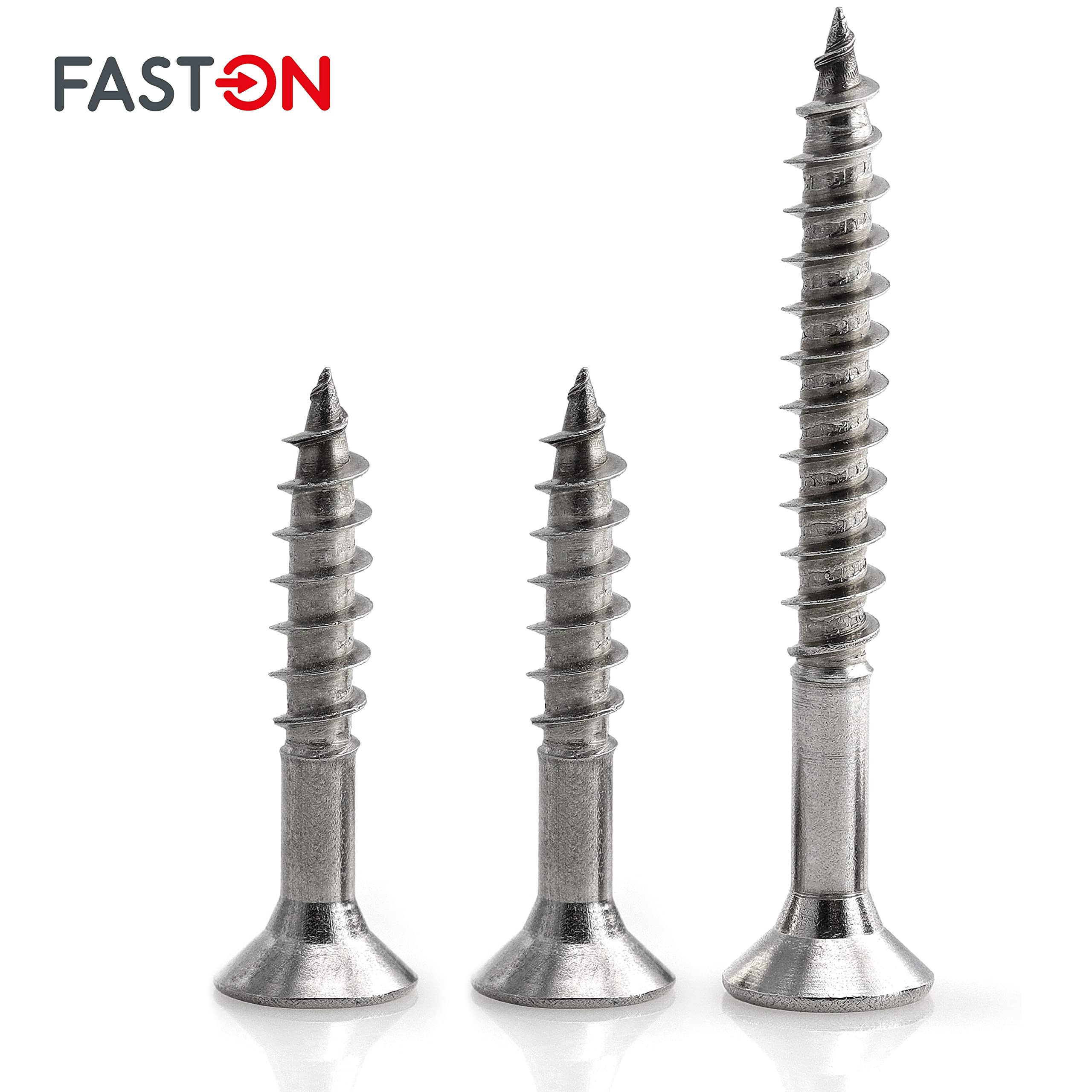 Spanplattenschrauben 5x140 mm Holzschrauben Torx Schrauben Holz (100 Stück) Universalschrauben Selbstschneidende Schrauben Edelstahl FASTON®