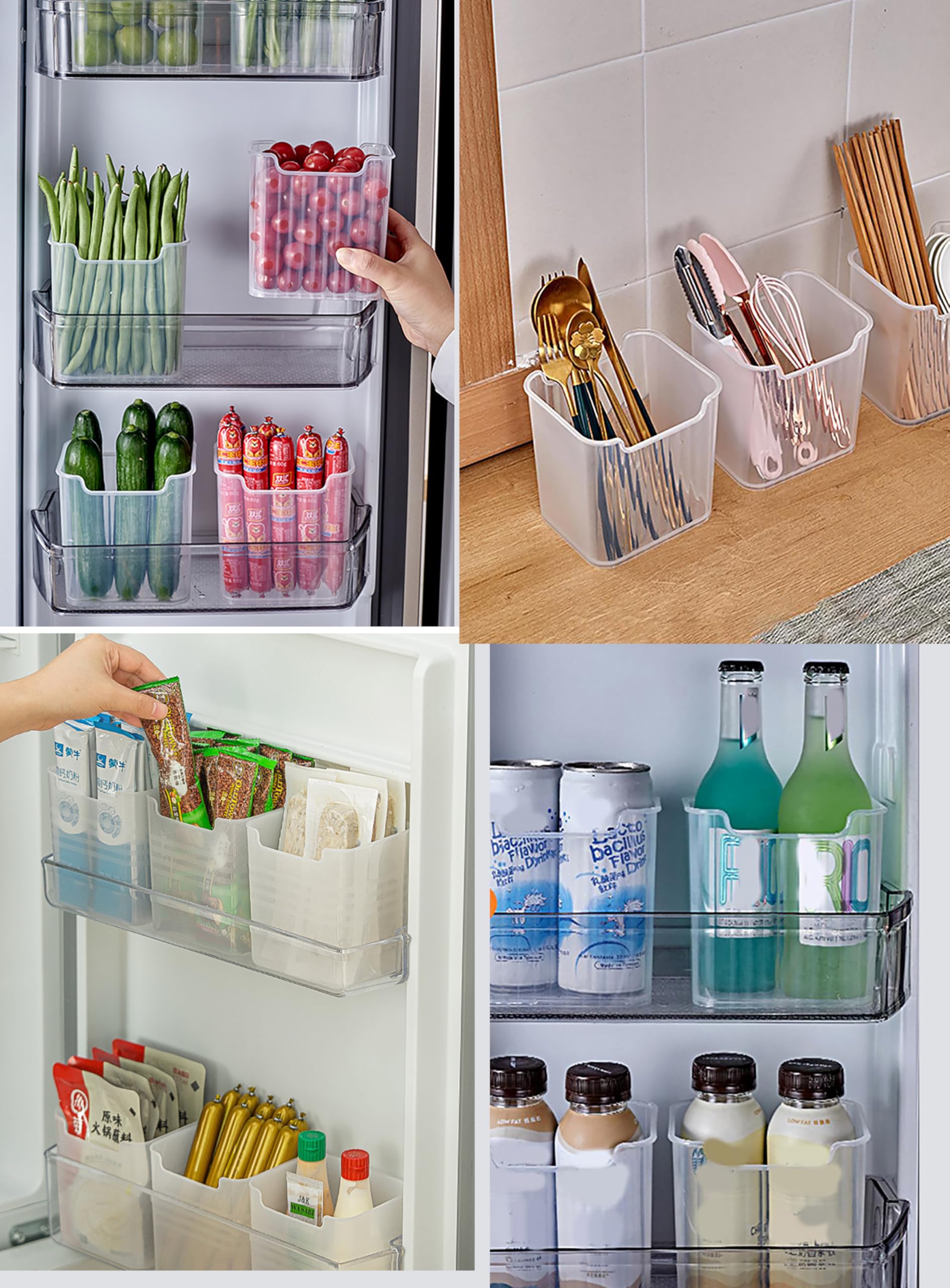 MosQuick® Fridge door organiser Set of 4 fridge storage boxes multipurpose containers for storage Space-saving vegetable storage box for fridge Side Door Organizer fridge organizers storage box set (B0C1NCYNDS) Amazon Price History, Amazon Price Tracker