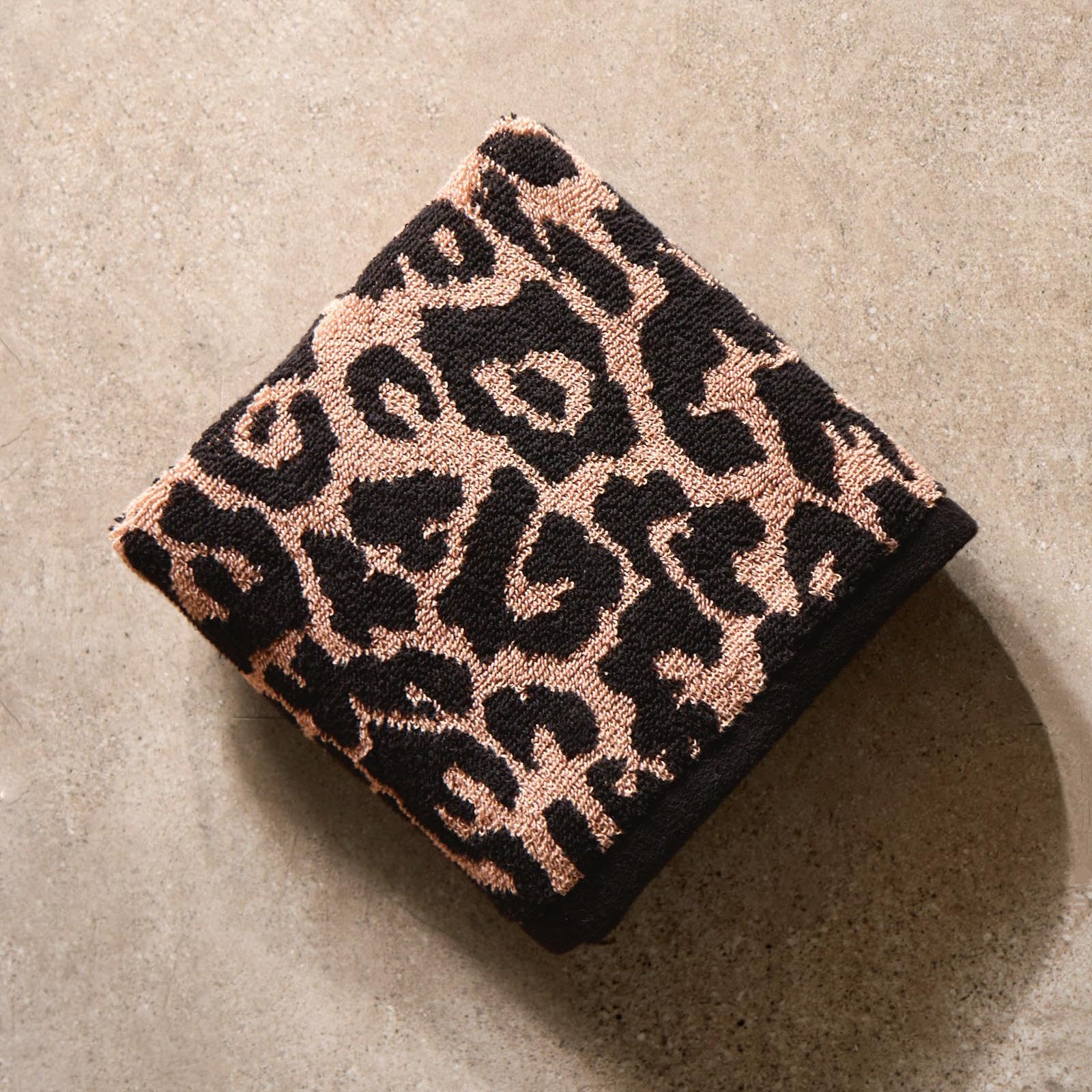 OHS Leopard Bath Towel Absorbent 100% Cotton Luxury Hotel QualityNatural1Pc from B&Q