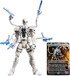 Marvel Legends Series Magic: The Gathering Agent Anti-Venom, 6-Inch Spider-Man Action Figure Toy & Exclusive Foil Collectible Card Game Trading Card