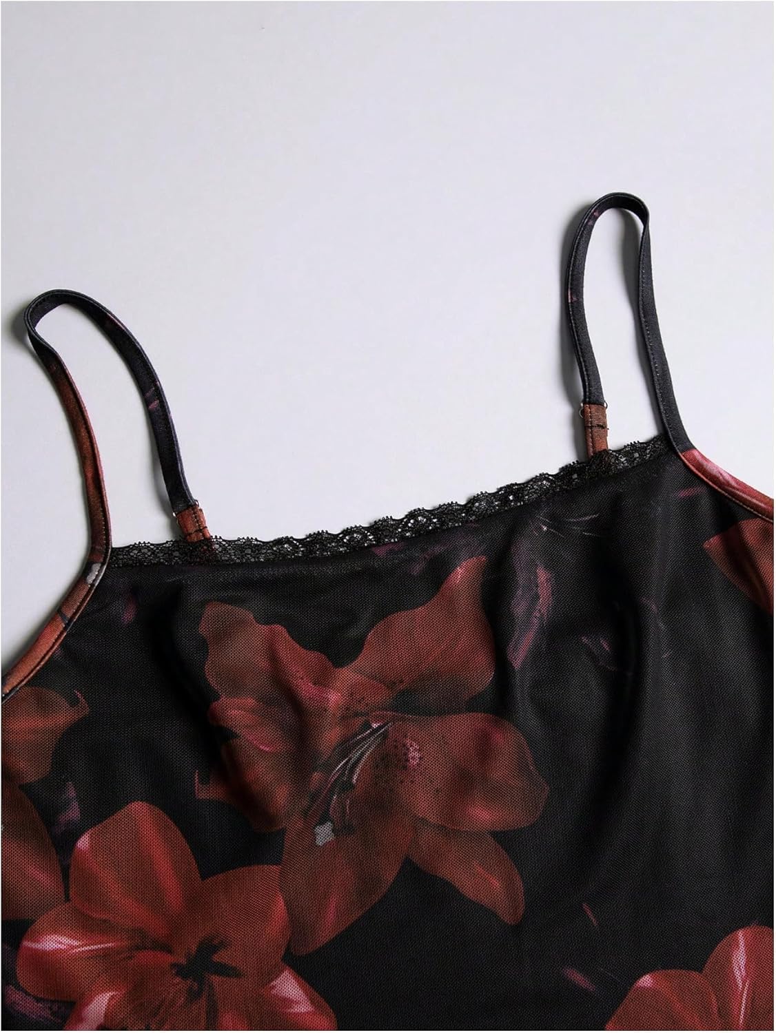 Verdusa Women's Y2K Mini Dress Floral Sexy Cami Dress Short Bodycon Causal Going Out Dresses - Image 3