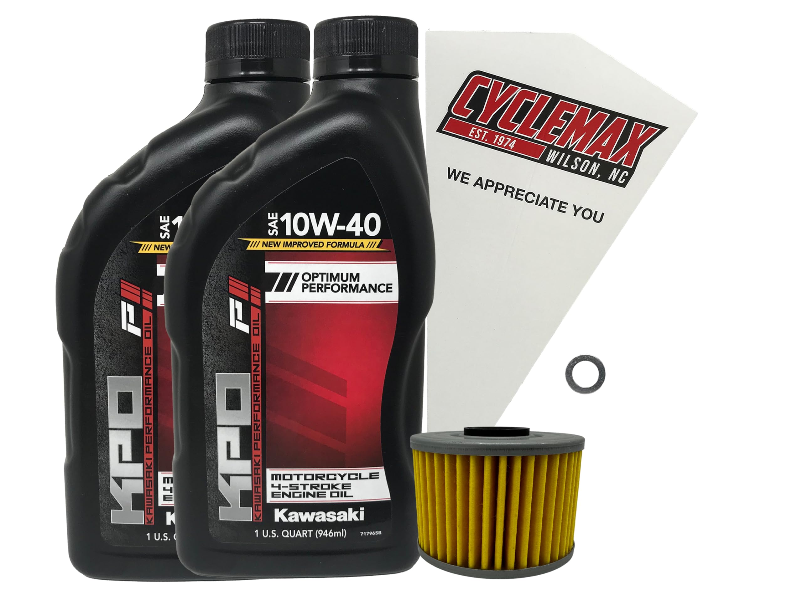 Amazon.com: Cyclemax Standard KPO Oil Change Kit compatible with