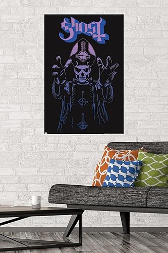 Miniatura 2 de Trends International Ghost - Póster de pared de ira, 34 pulgadas de largo x 22.4 W, versión premium sin marco