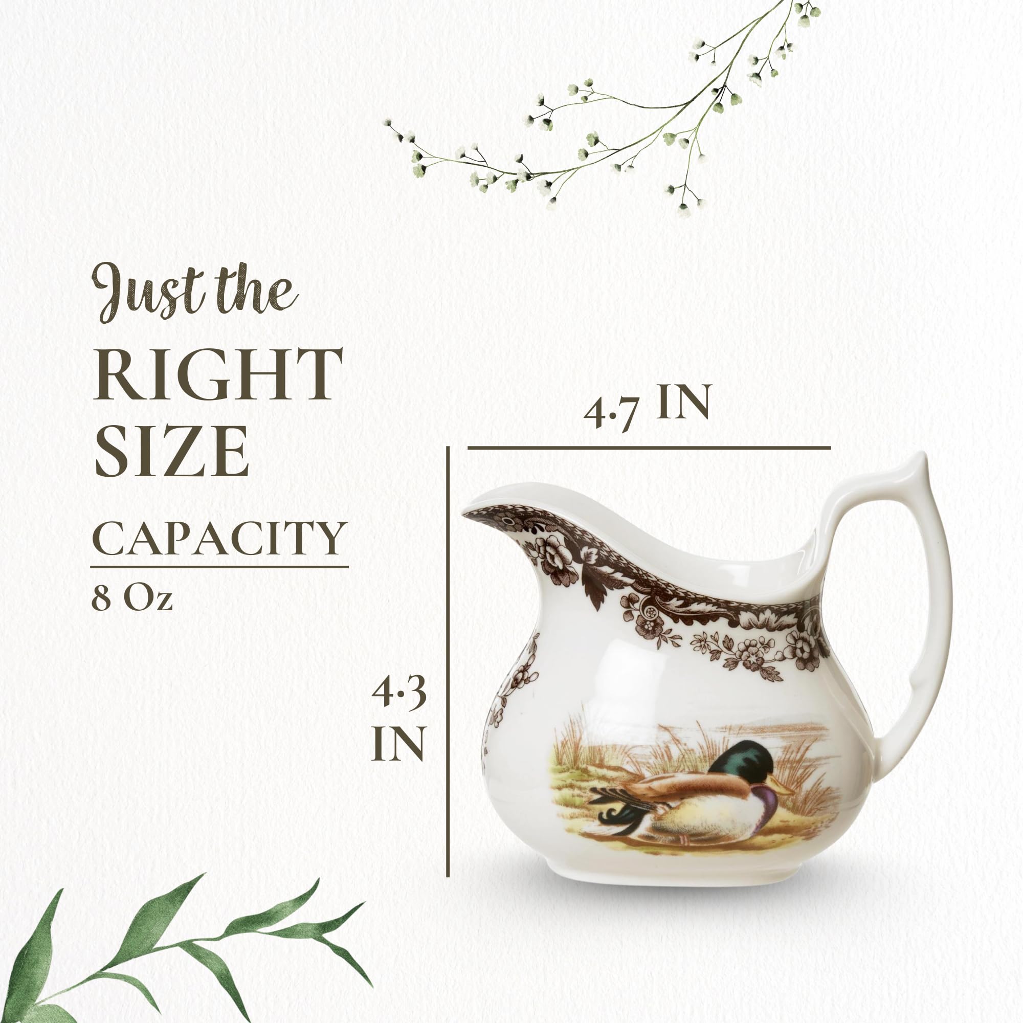Amazon.com | Spode Woodland Mallard Creamer: Creamers