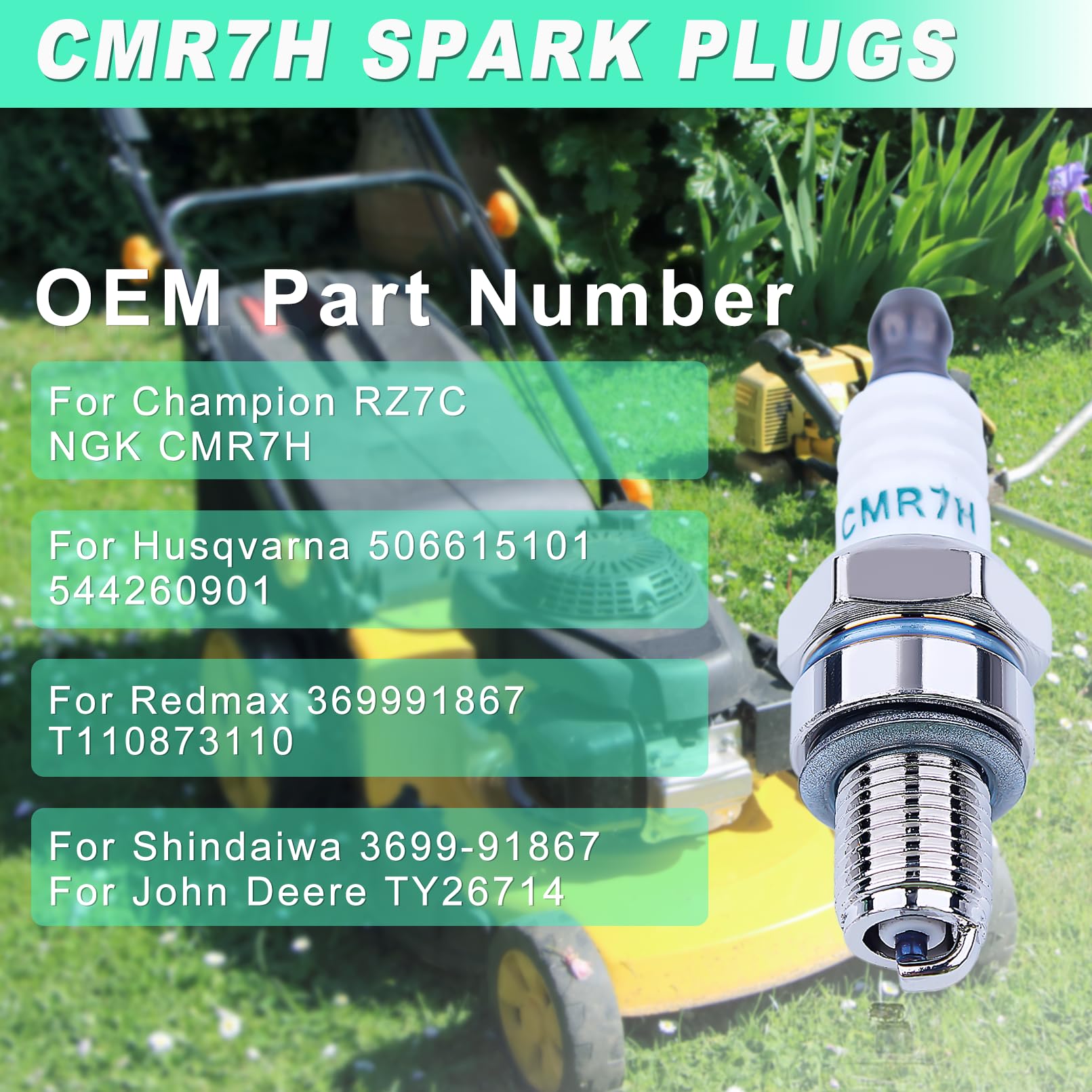 Amazon.com : CMR7H Spark Plugs Replacement for Shindaiwa 3699
