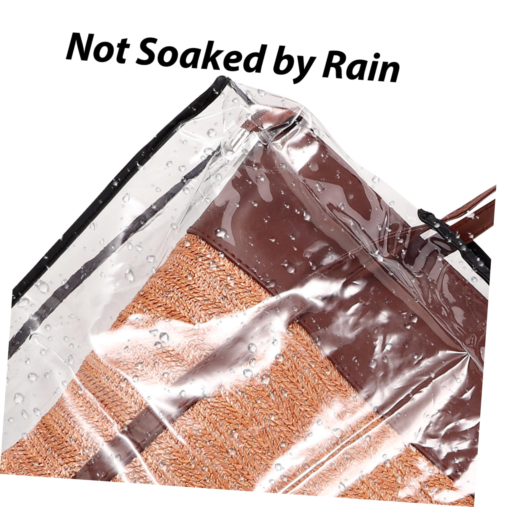 Sosoport 3 Uds Cubierta De Bolsa Impermeable Transparente Suministro De Bolso Cubierta De Lluvia Bolso De Repuesto Cubierta Protectora contra La Lluvia Suministro De Bolso Cubierta