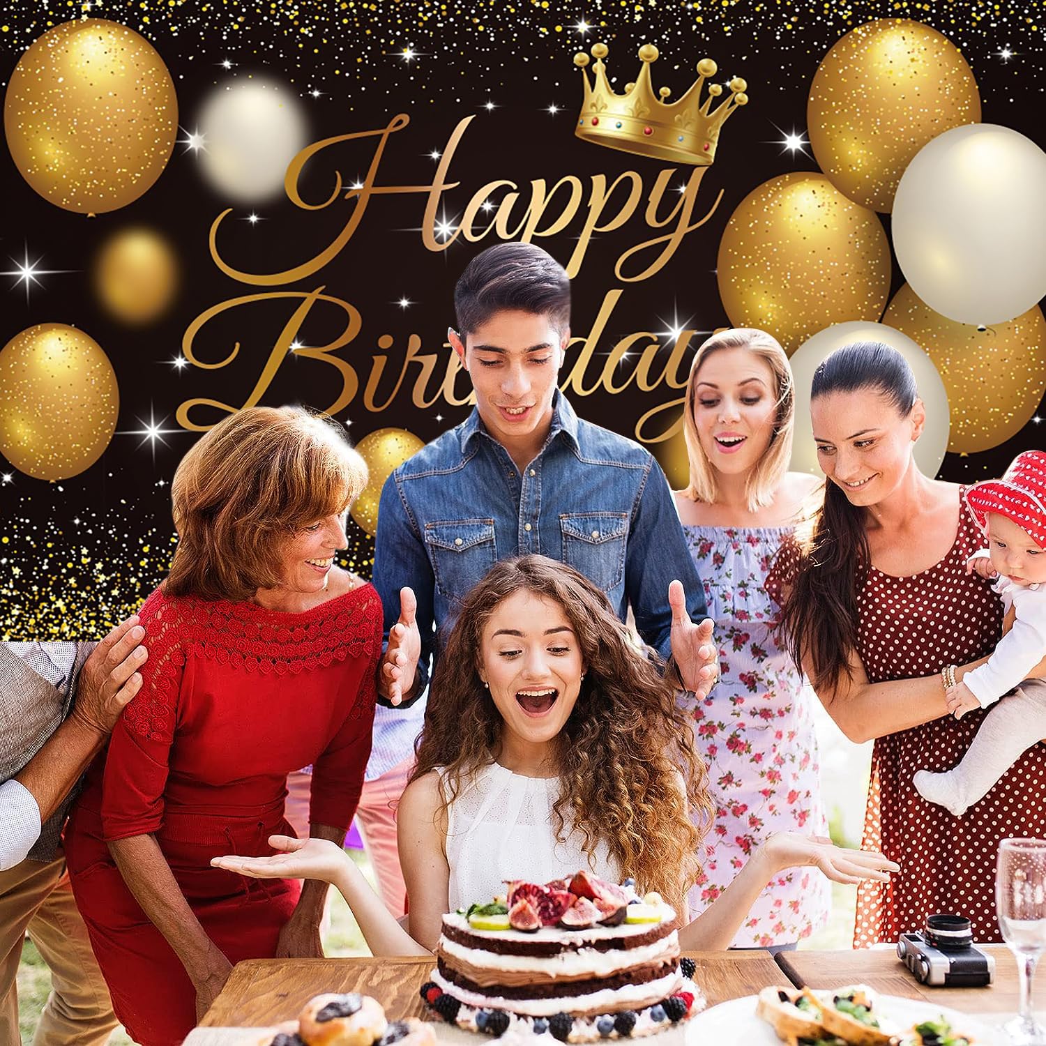 CSFOTO 1,5x1m Le Pays Des Bonbons Anniversaire Fête Toile De Fond Doux Donut Bonbons Toile De Fond Pour La Photographie Bonbons Fête Décoration Doux Dessin Animé Paysage Douche De Bébé Fond