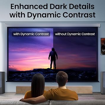 BenQ TK710 4K Laser 3200 Lumens Movie and Gaming Projector with 4ms Response Time | 240Hz Refresh Rate | HDR10 & HLG | ARC/eARC Support | Vertical Lens Shift | 3D Keystone | 1.3x Zoom | HDR Game Modes