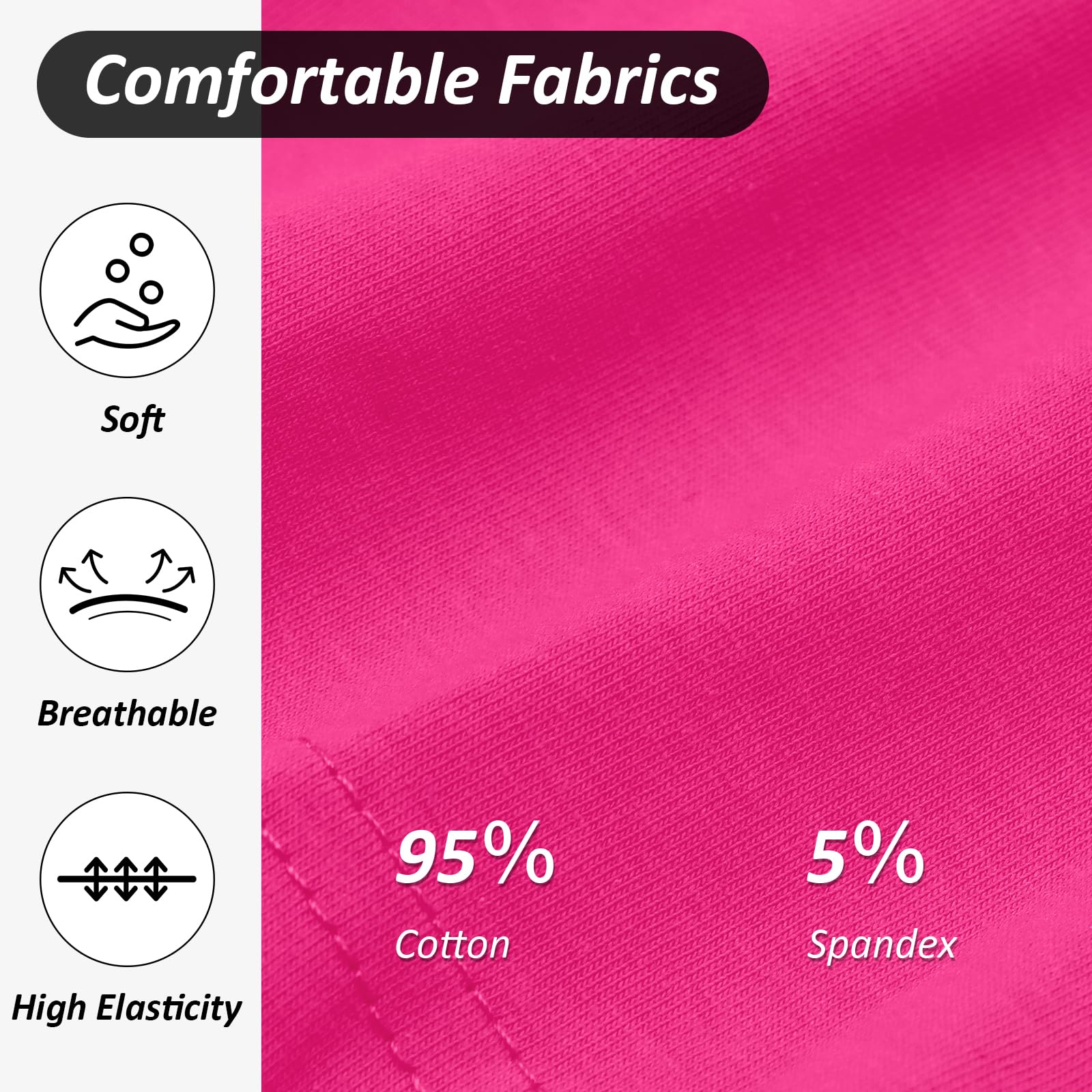 Pantalones Cortos Algodón Niñas 3 Pack Deportivo Ciclismo Cintura Elástica Verano 5-15 años