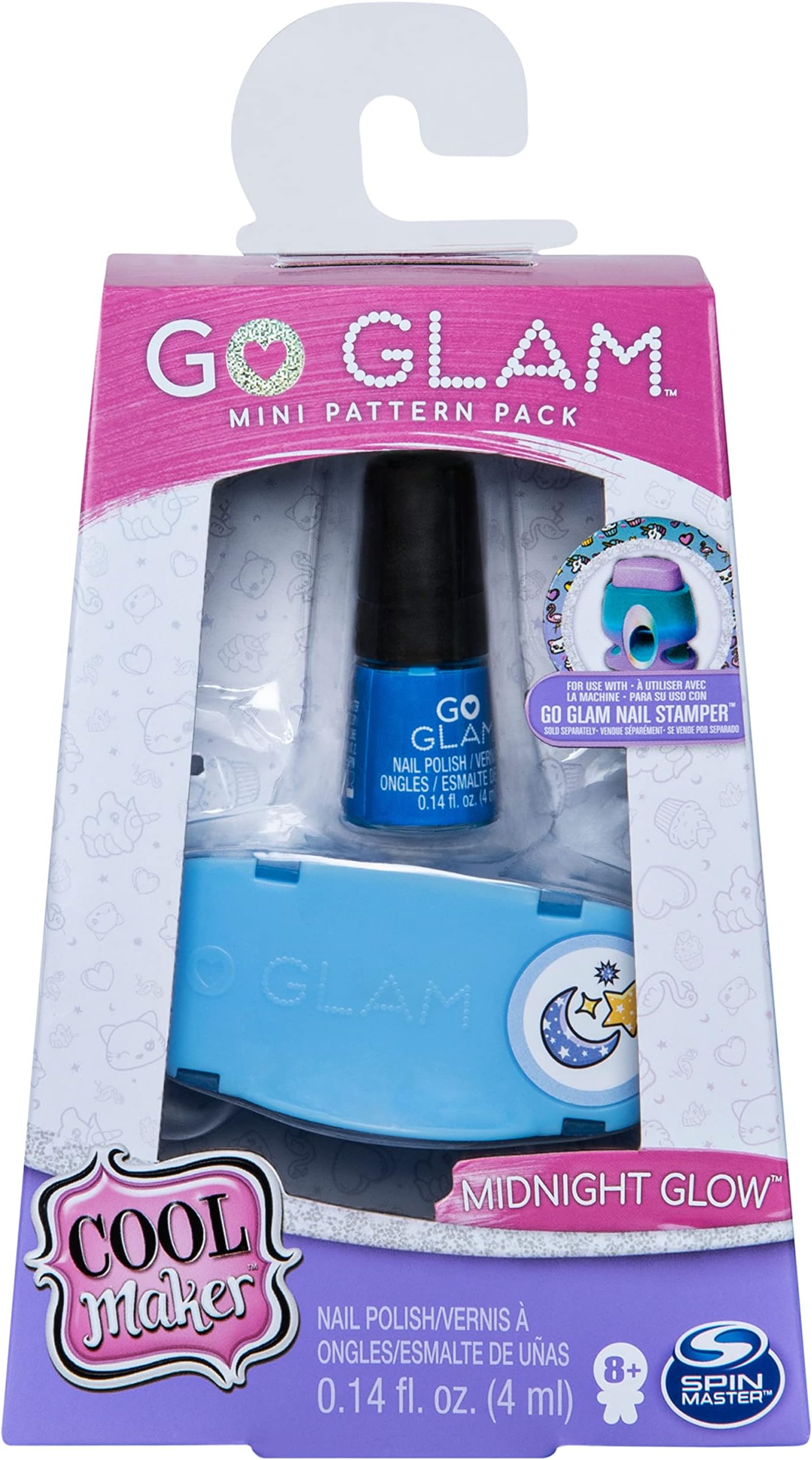 GO GLAM Sweet Spell Mini Pattern Pack Refill, Decorates 25 Nails with the GO GLAM Nail Stamper (Styles Vary)