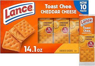 26 Easy Snack Mix Recipes for Sharing 13 Lance Sandwich Crackers, ToastChee Cheddar, 10 Individually Wrapped Pack...