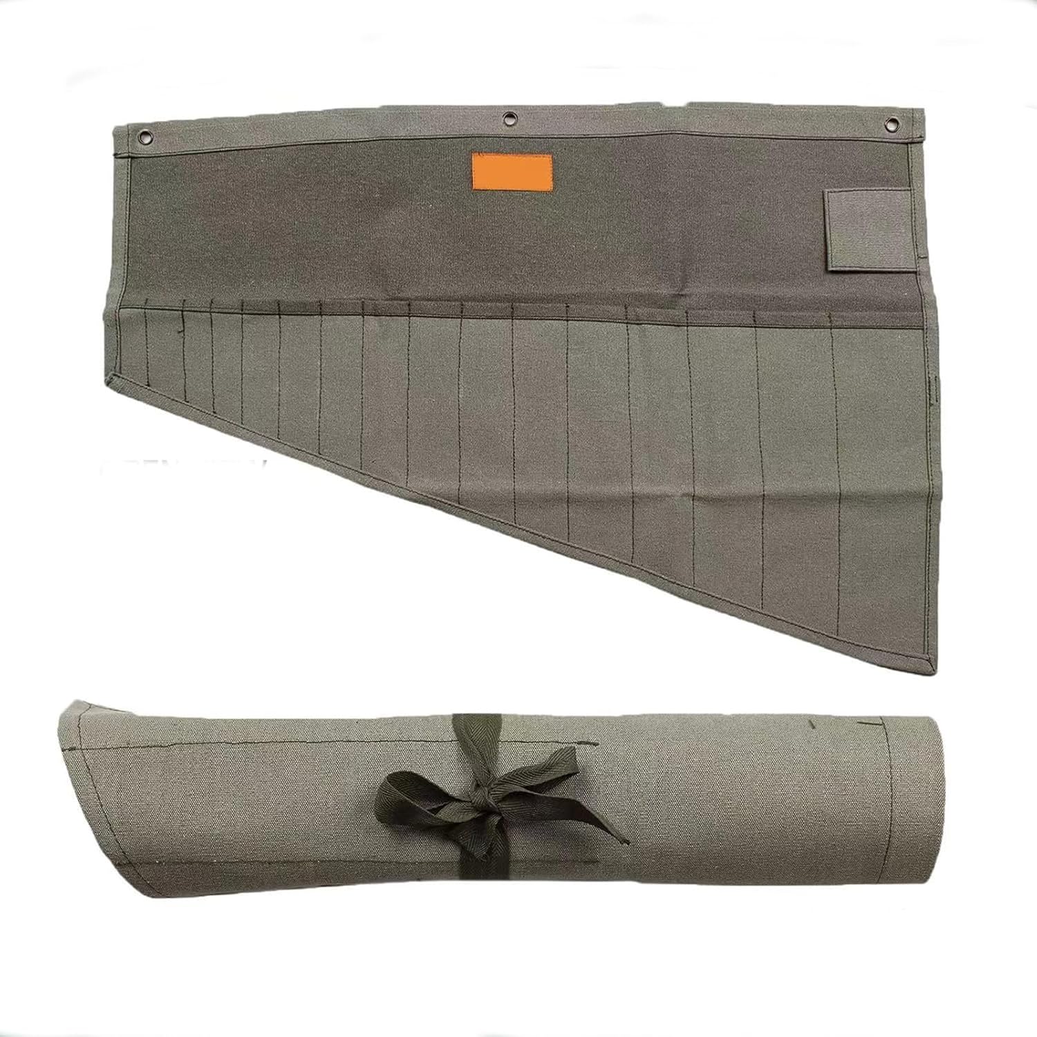 16 Pocket Wrenches Roll Pouch Tools Bag,Pouch Bag Small