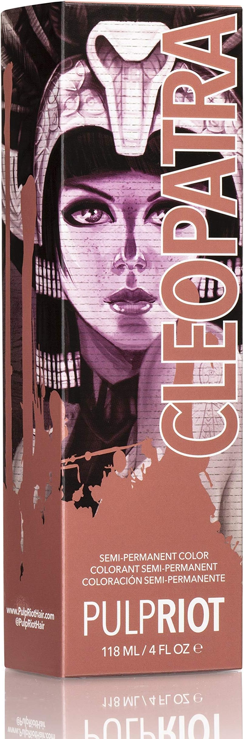 Pulp Riot Semi-Permanent Hair Color Raven Collection Cleopatra 118ml