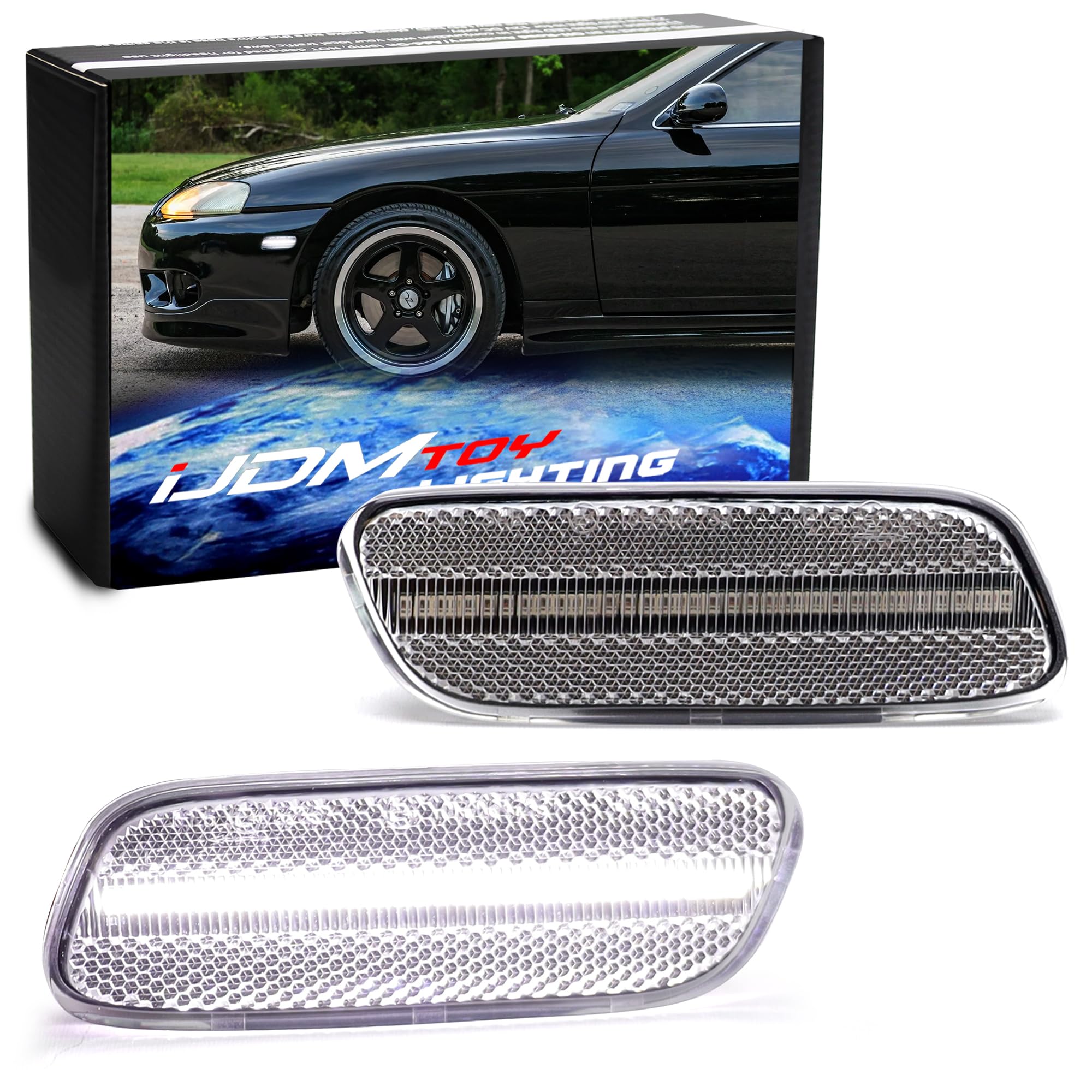 Amazon.com: iJDMTOY Semi-Clear Lens 30-SMD Xenon White Full LED