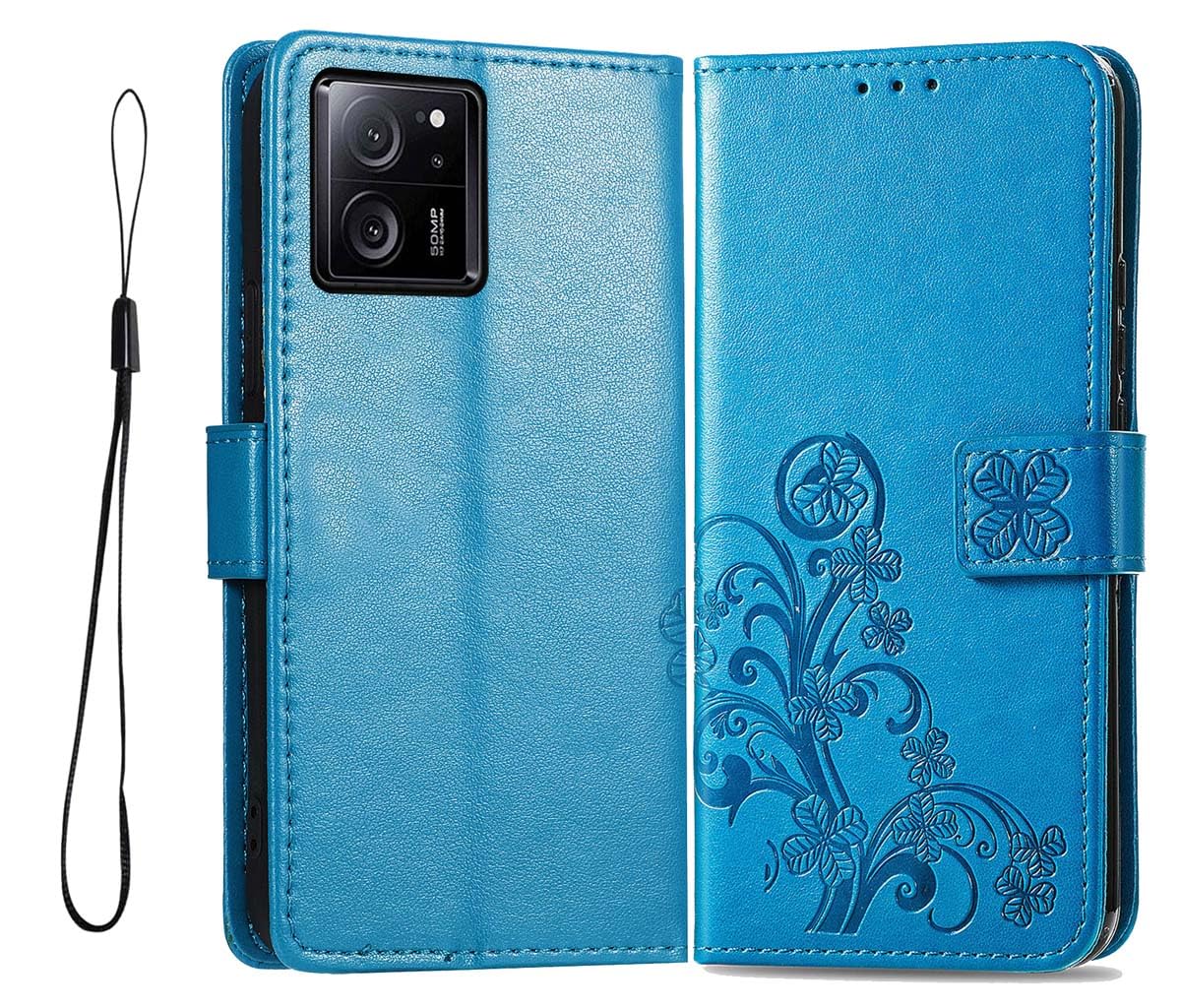 Fertuo Cover per Xiaomi Redmi 15 4G, Fiori Custodia a Libro Portafoglio Antiurto in Pelle PU Flip Case Interna Silicone con Porta Carte, Supporto, Chiusura Magnetica e Cinturino, Viola