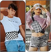 Vista 12 de Riñonera, bolsa para cinturón, correa ajustable ajustable de 40 pulgadas, para mujeres y hombres Beige