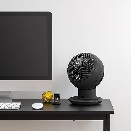 Miniatura 7 de IRIS USA - Ventilador oscilante mediano WOOZOO 8 en 1 con control remoto y temporizador, ventilador circulador de aire multioscilación de mesa con