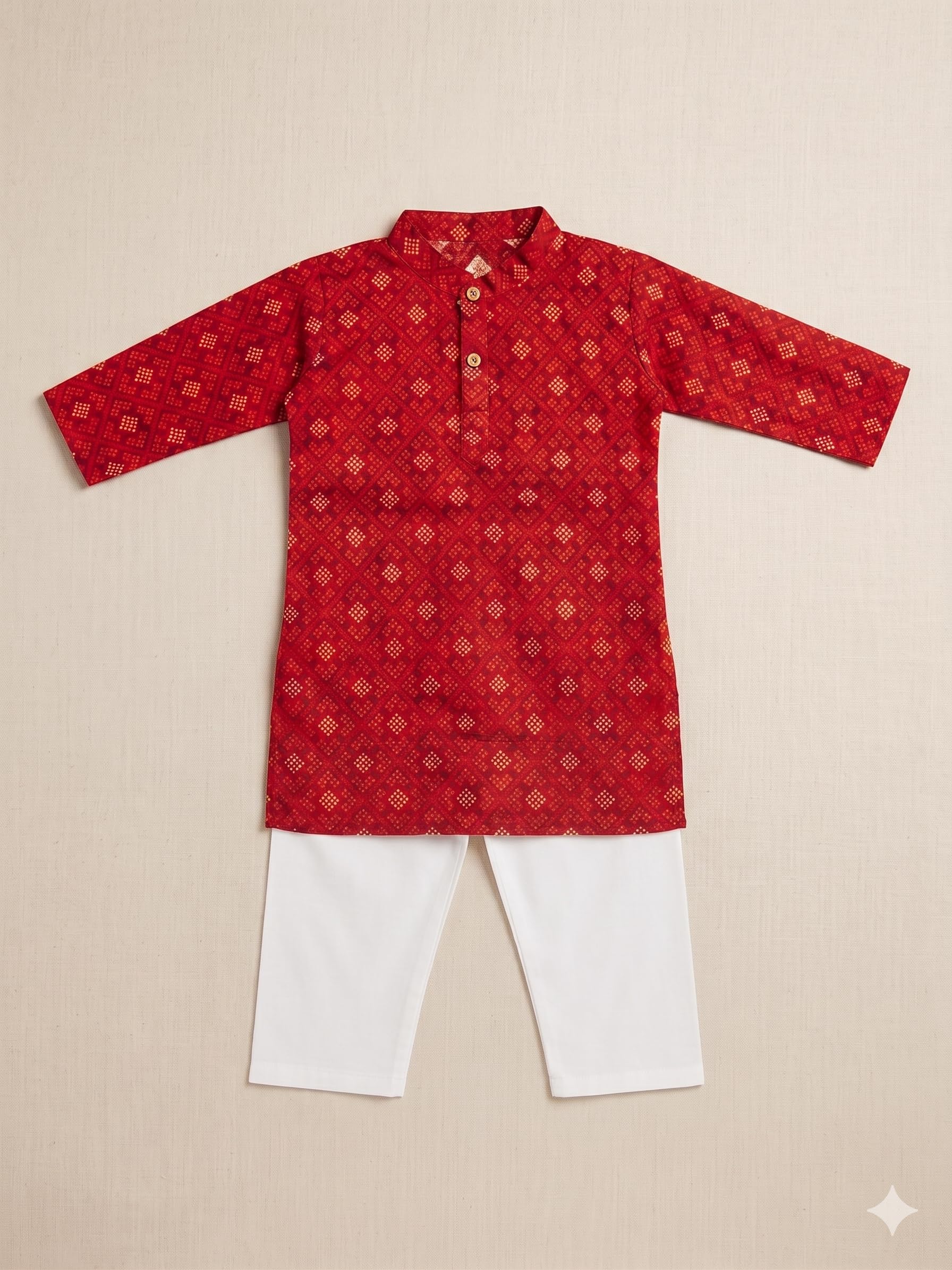 A.T.U.N. (ALL THINGS UBER NICE) Set pigiama Kurta 100% cotone stampato per bambini, set di abbigliamento etnico indiano morbido e confortevole | Festival, celebrazioni, matrimoni, funzioni, riunioni