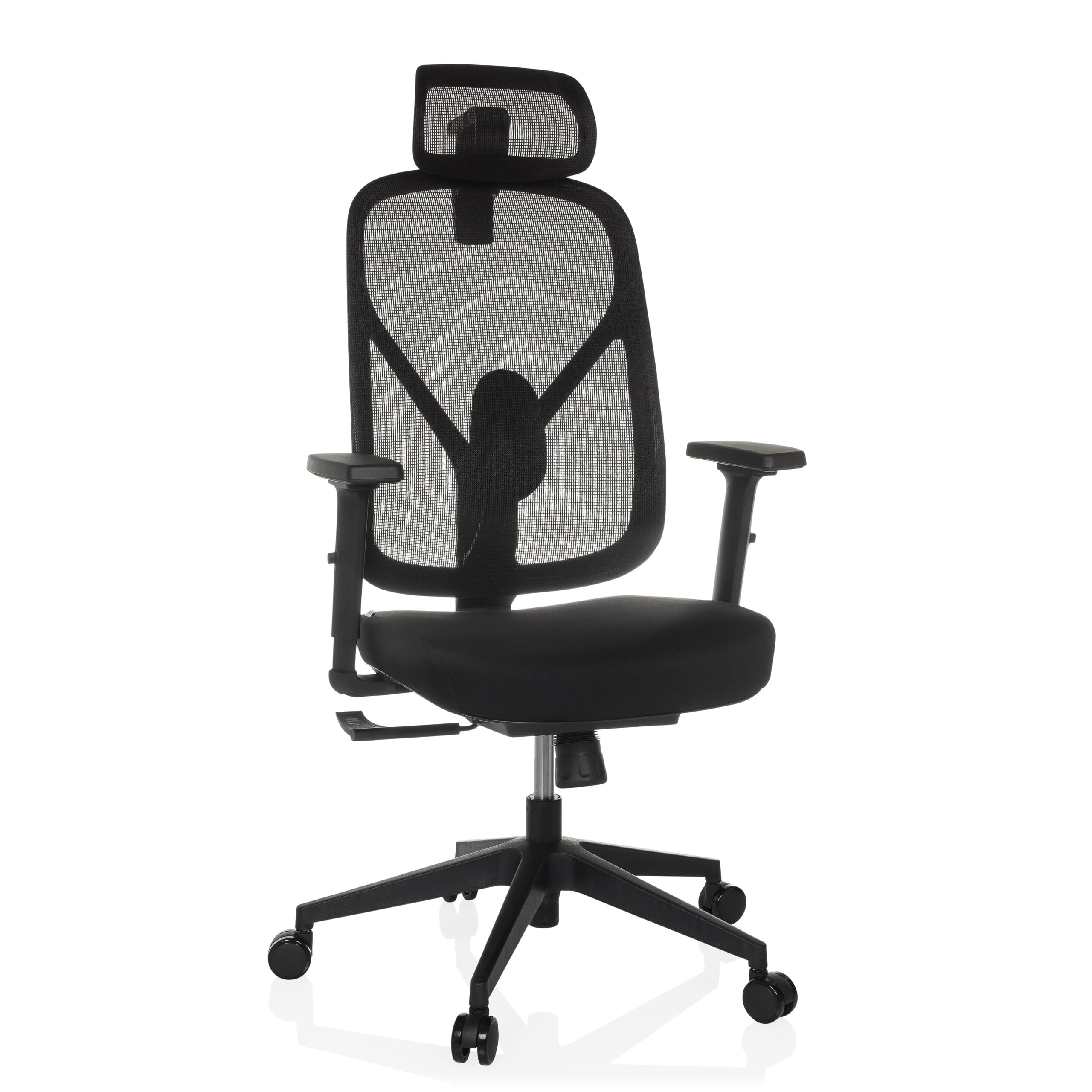 Chaise de bureau ergonomique filet pivotante dossier réglable RALOO ECO