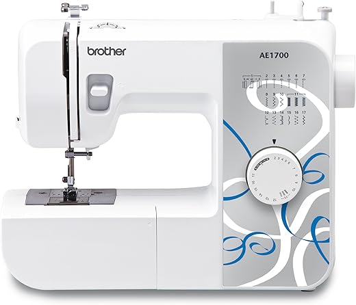 Brother AE1700 17-Stitch Sewing Machine, 45x20x37, White