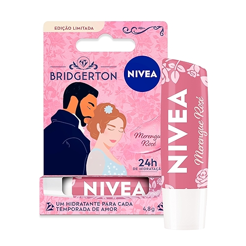 NIVEA Hidratante Labial Merengue Rosé Ed. Limitada Bridgerton 4,8g