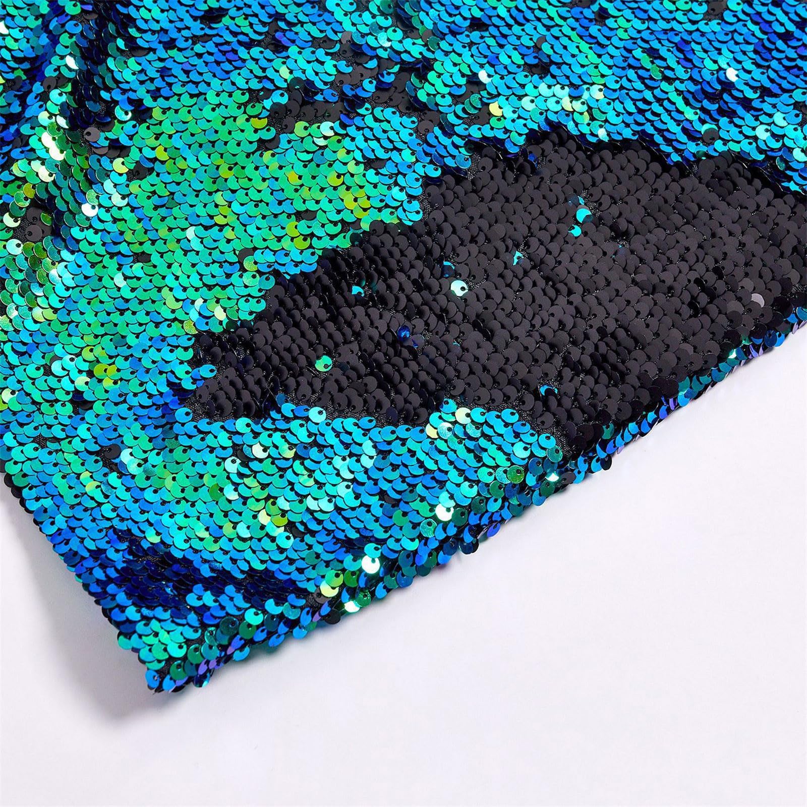 Glitzerndes Pailletten-Tanktop als ärmelloses Muskelshirt für Festliche Anlässe besondere Events