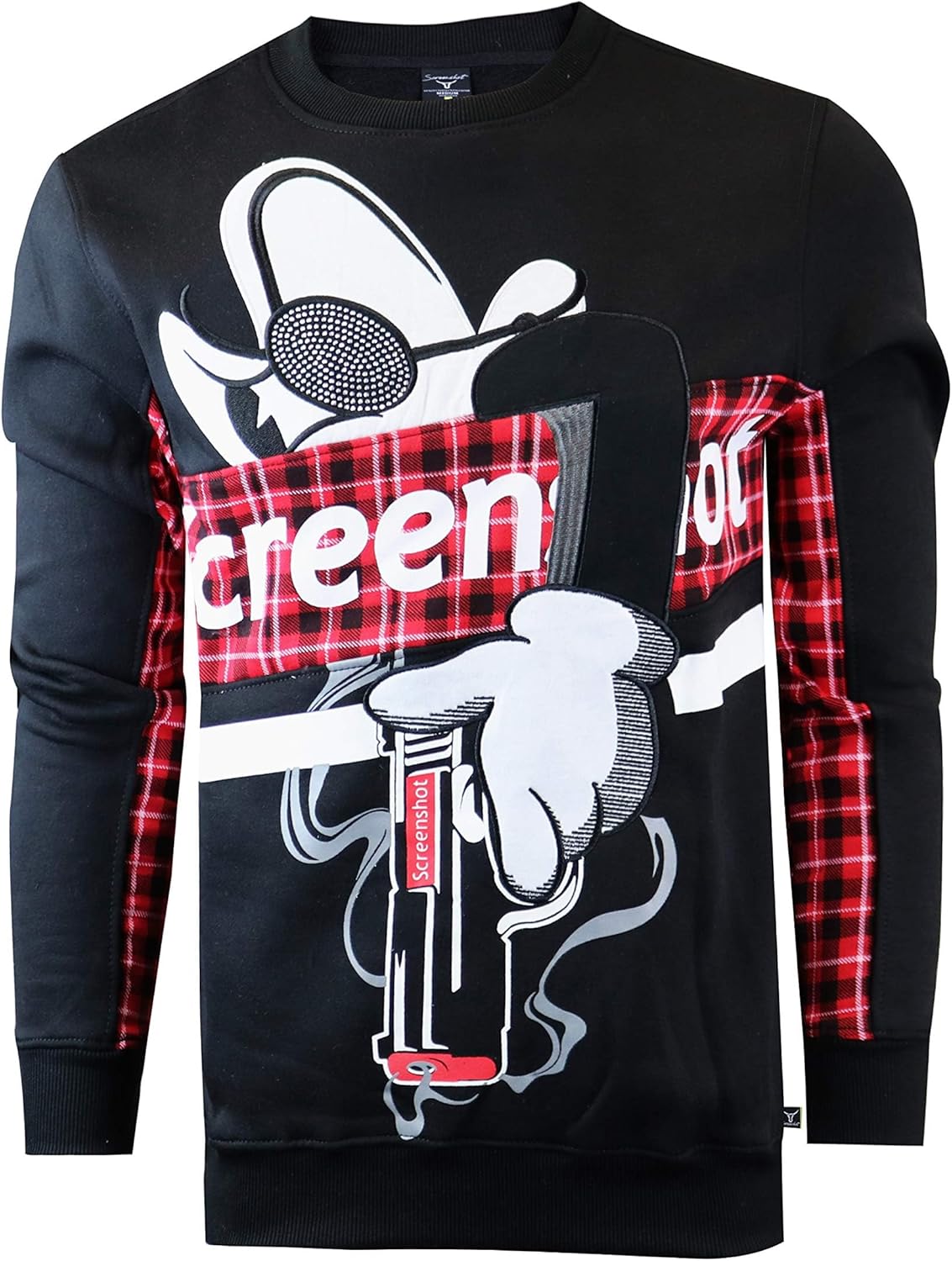 SCREENSHOT mens Crew Neck