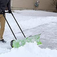 Vista 7 de Earthwise Power Tools by ALM SN003 - Pala de nieve de doble cara de 38 pulgadas