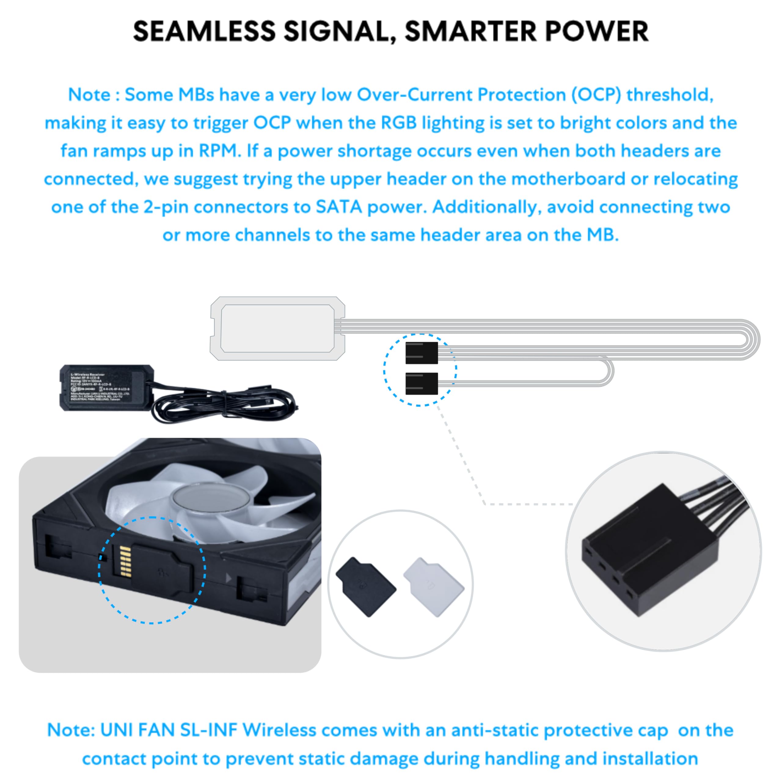 Amazon.com: Lian Li UNI Fan SL-Infinity Wireless 120-Single Pack