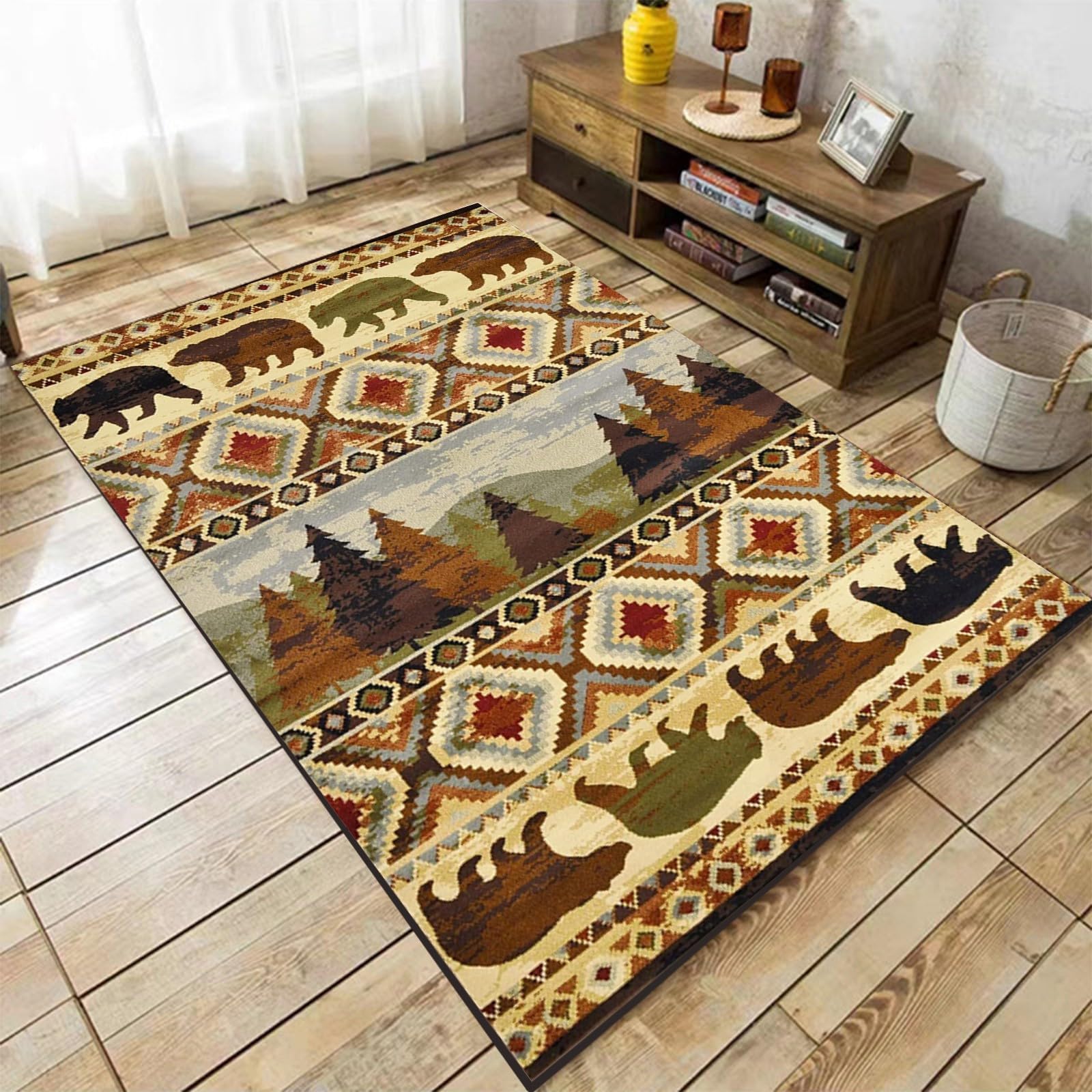 Tapis de campagne du sud-ouest idéal pour réchauffer un long couloir sombre